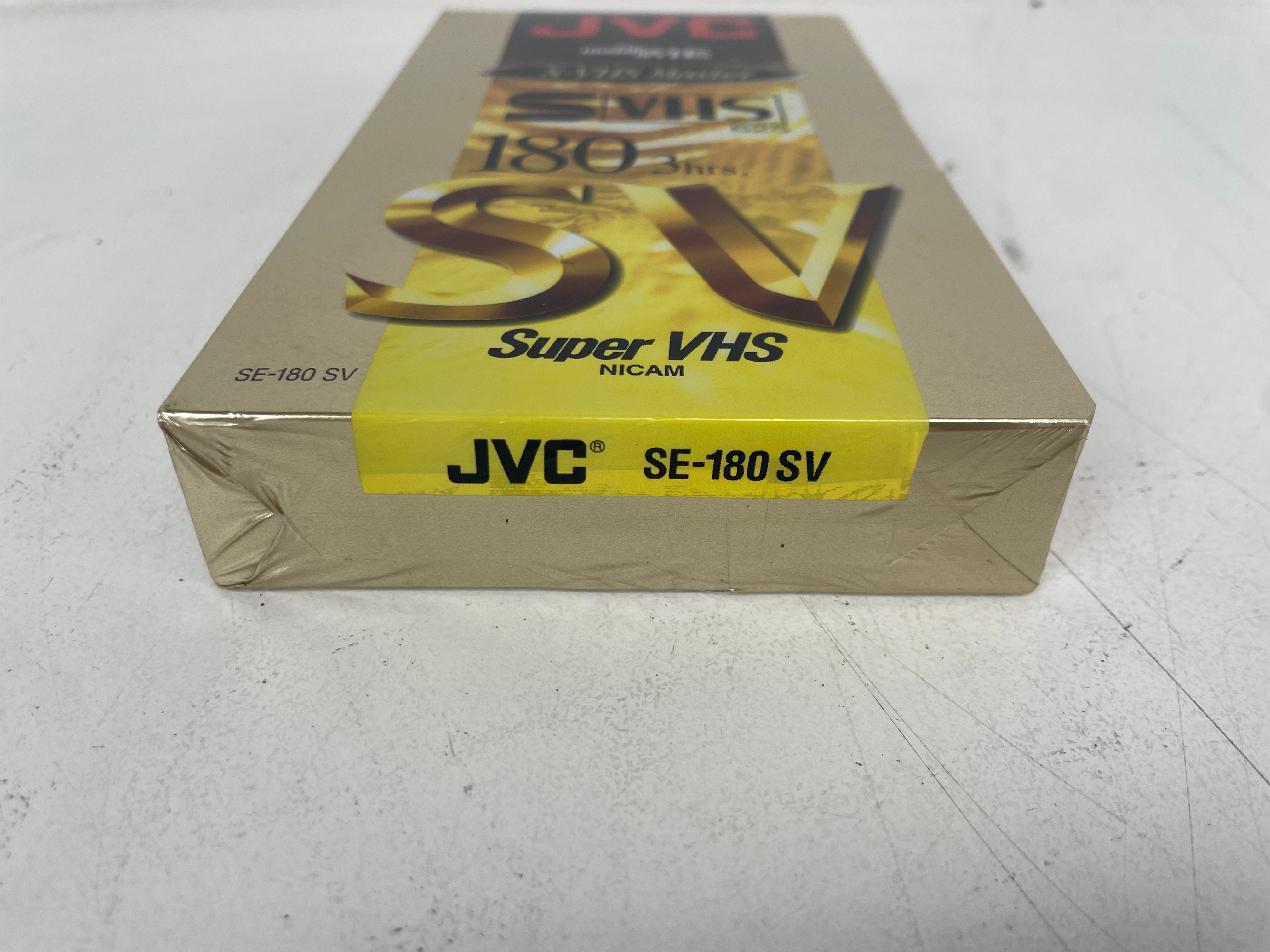 JVC - SE-180 SV - Super VHS Tape - 180 - 3 Hrs - Sealed - NOS