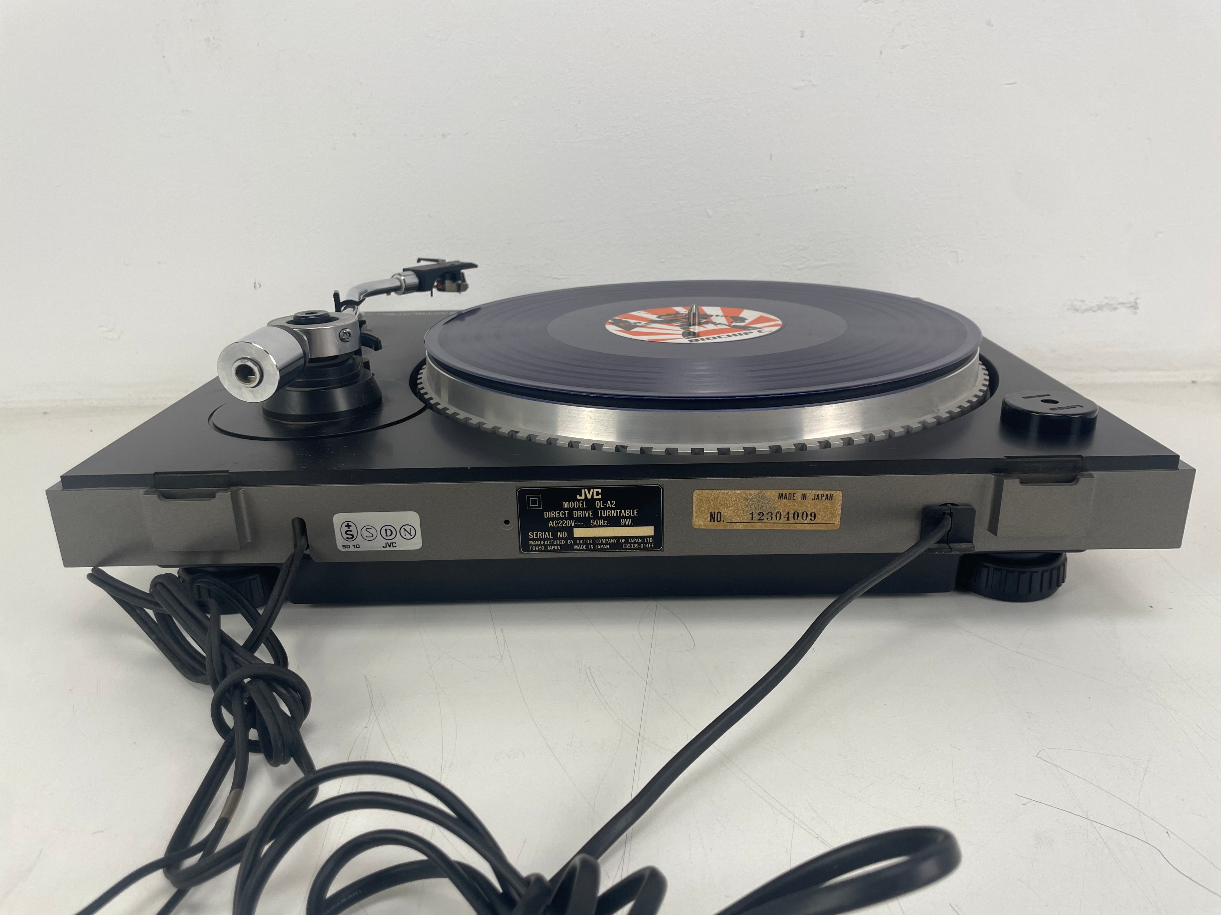 JVC - QL-A2 - Direct Drive Turntable - Inc. JVC Z1S Cartridge - Broken Strobe