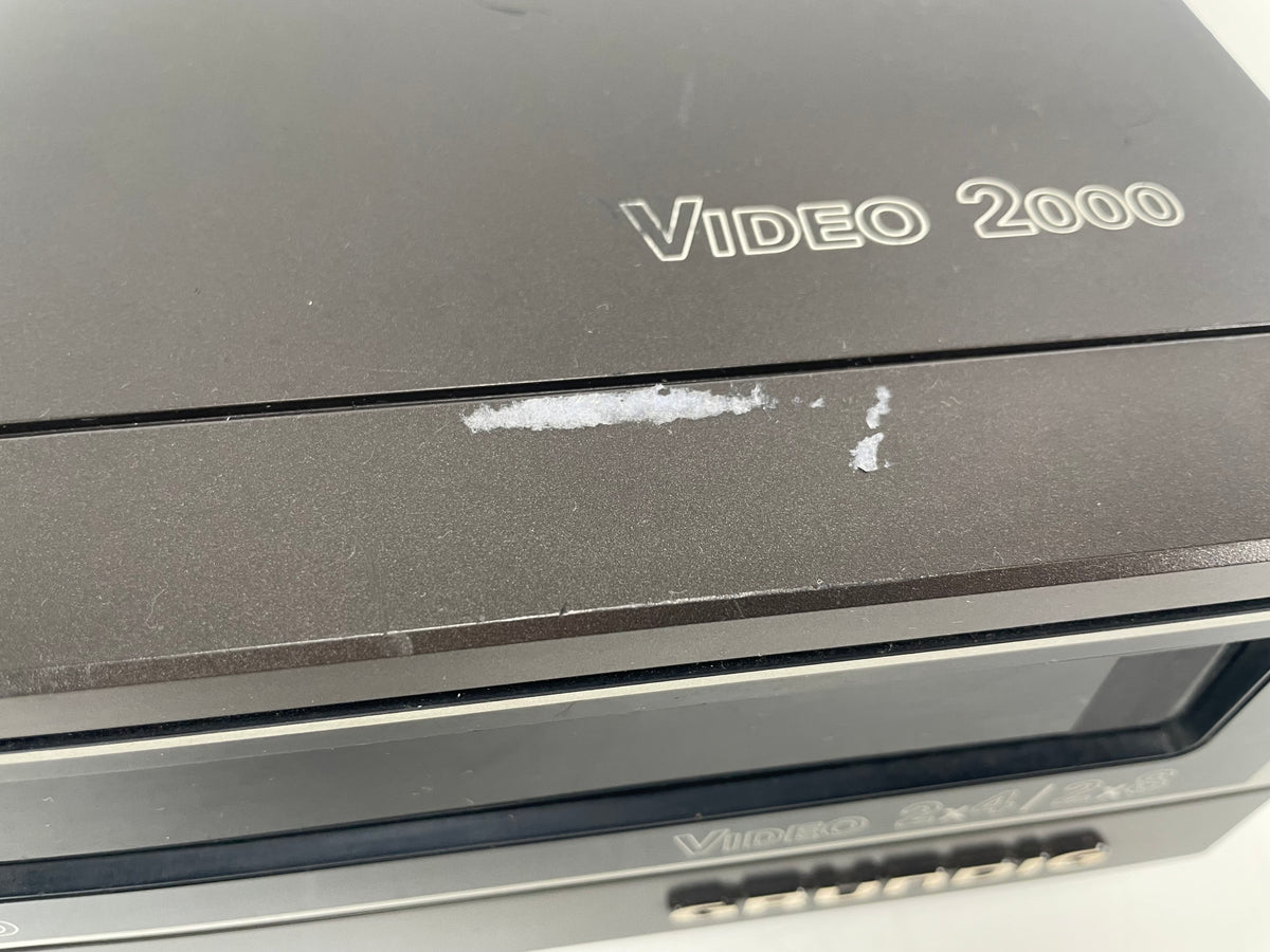 Grundig - Video 2x4/2x8 - 2280a - Video2000 - Video Cassette Recorder - Serviced (Recapped/Repaired)