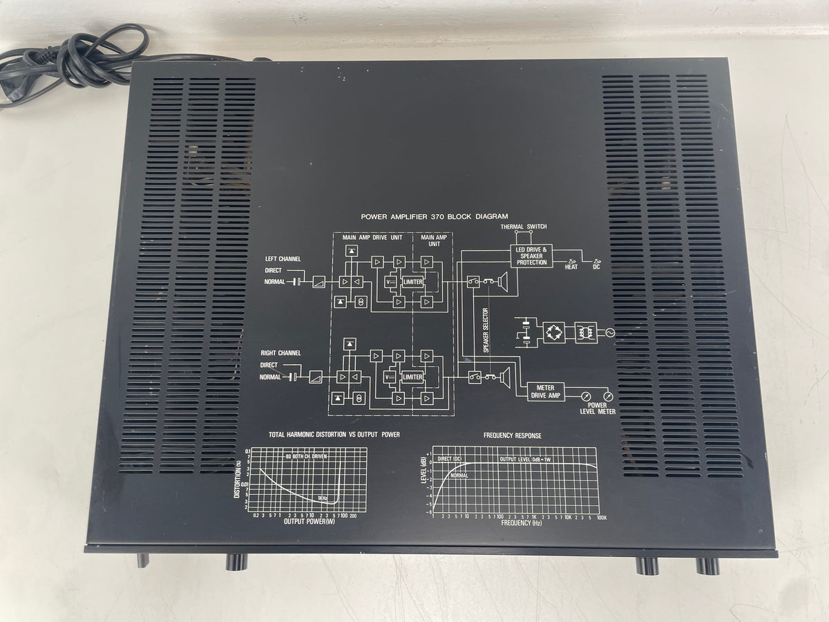 Philips – 370 DC Power Amplifier – Stereo HiFi Power Amplifier