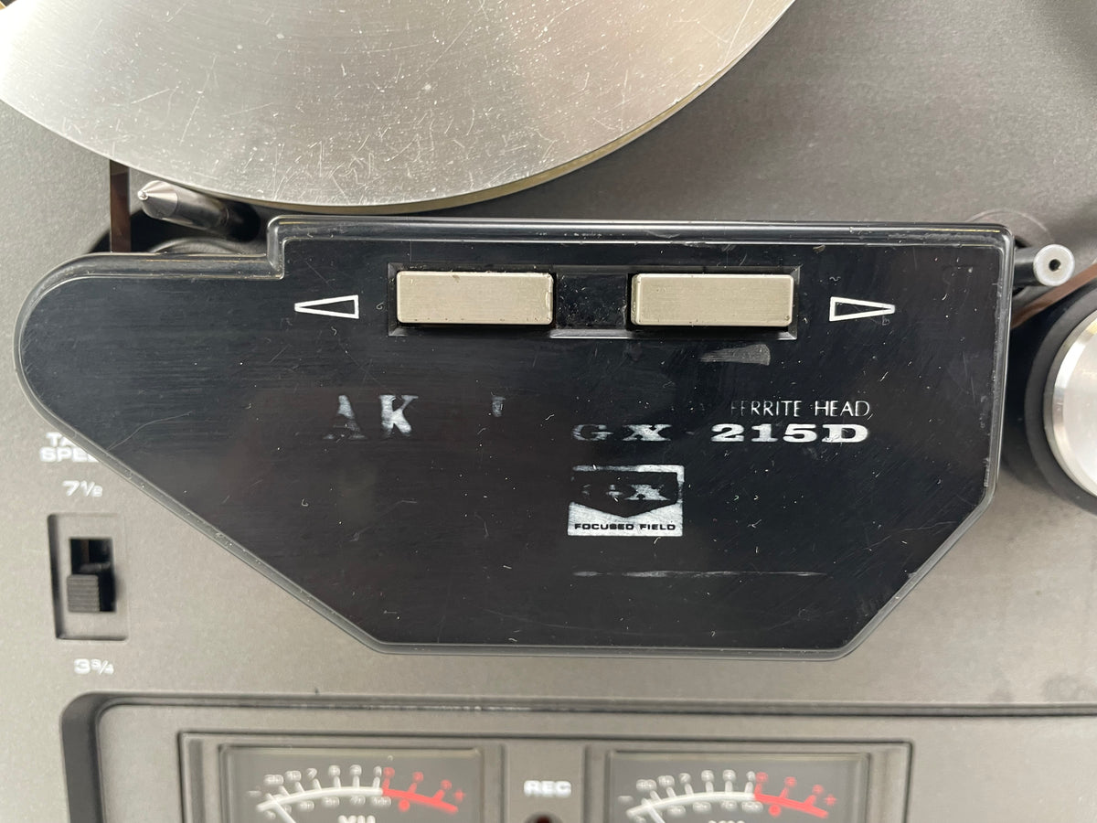 Akai - GX-215D - GX/3-Heads - 18CM Reel-to-Reel Recorder - Serviced (Repaired)