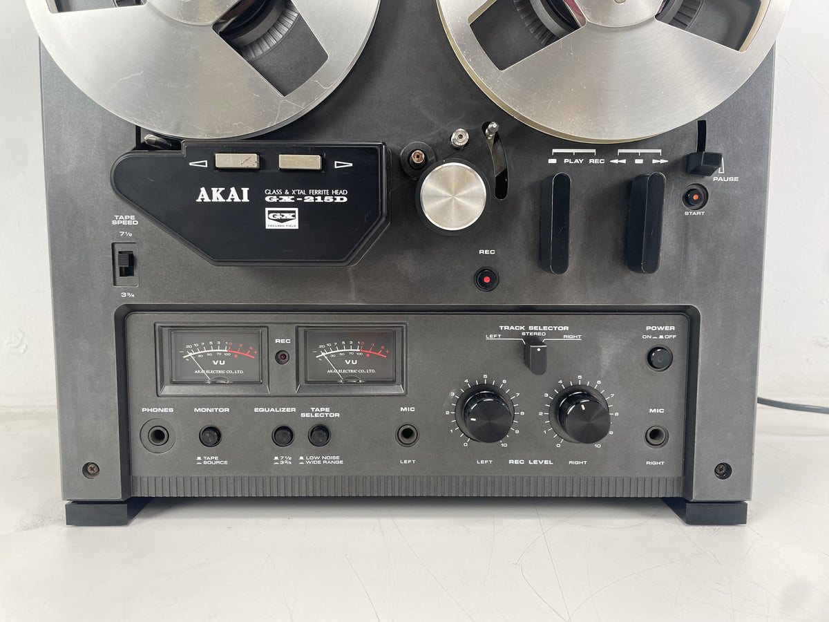 Akai – GX-215D – 3-Head – Reel-to-Reel Tape Recorder – Serviced – New Belt – GX Heads