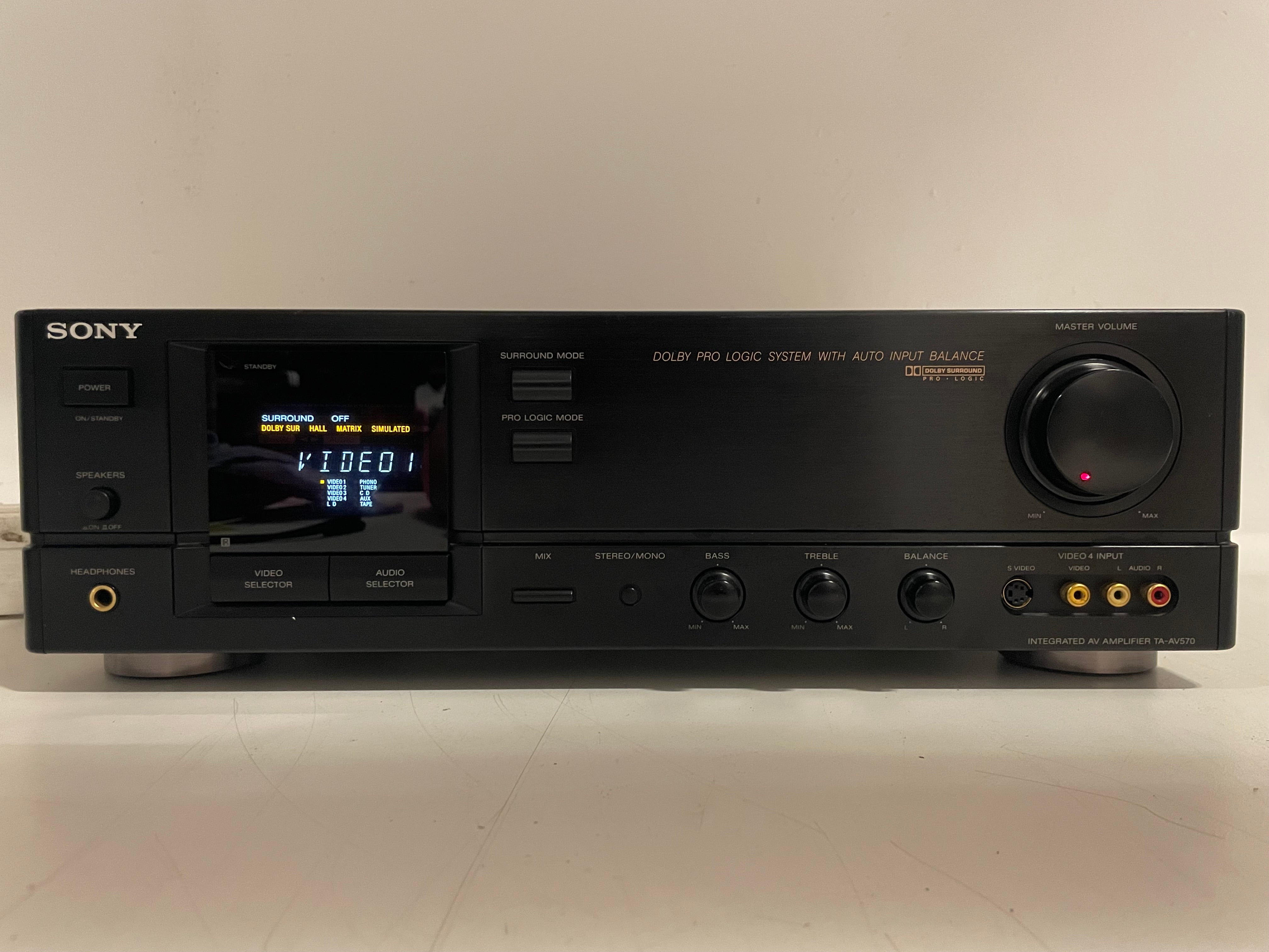 Sony - TA-AV570 - Integrated AV Amplifier - Inc. Remote