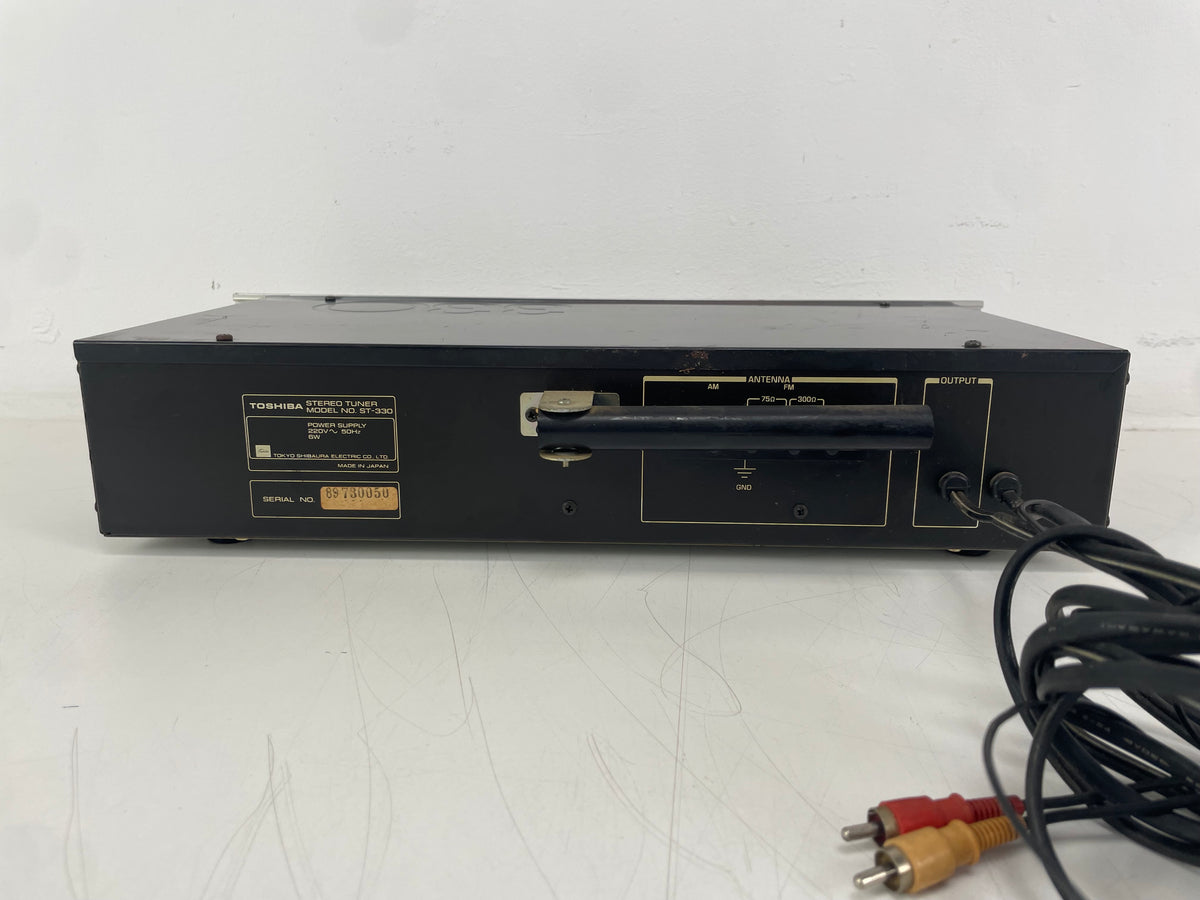 Toshiba – ST-330 – Vintage AM/FM Stereo Tuner – Dial Lamps Defective