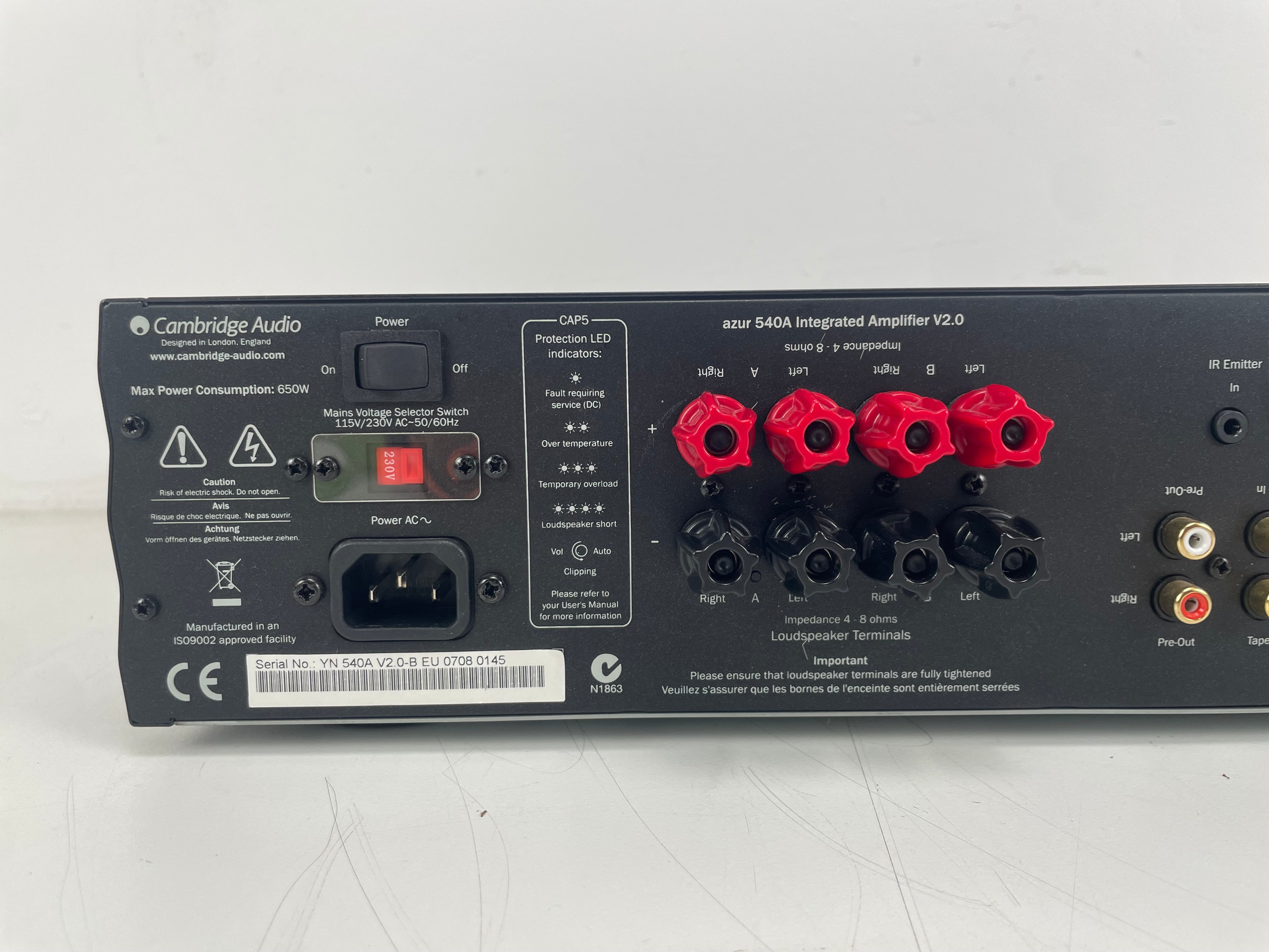 Cambridge Audio - Azur 540A - Integrated Amplifier