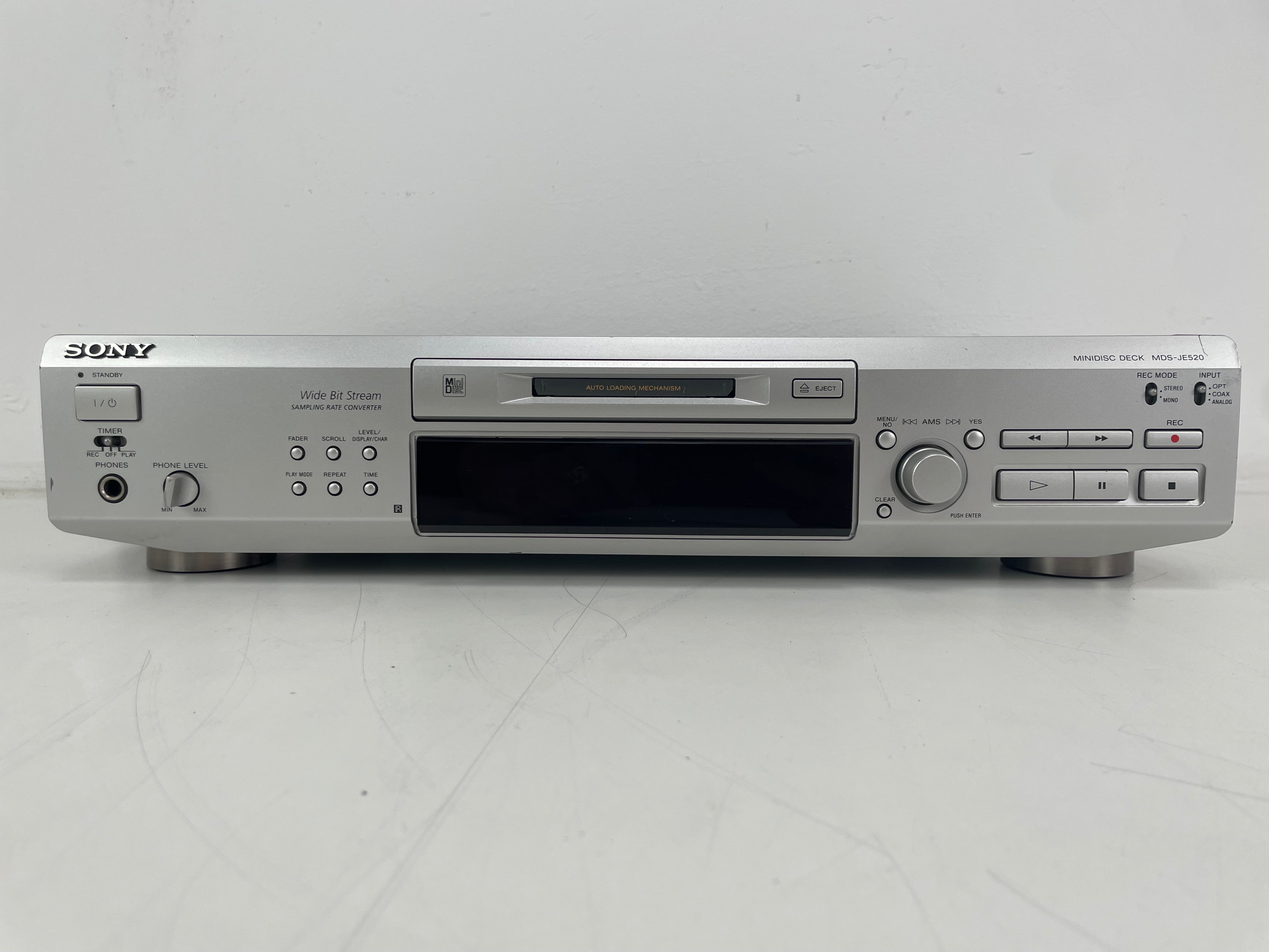 Sony - MDS-JE520 - MiniDisc Deck - Serviced (Repaired)