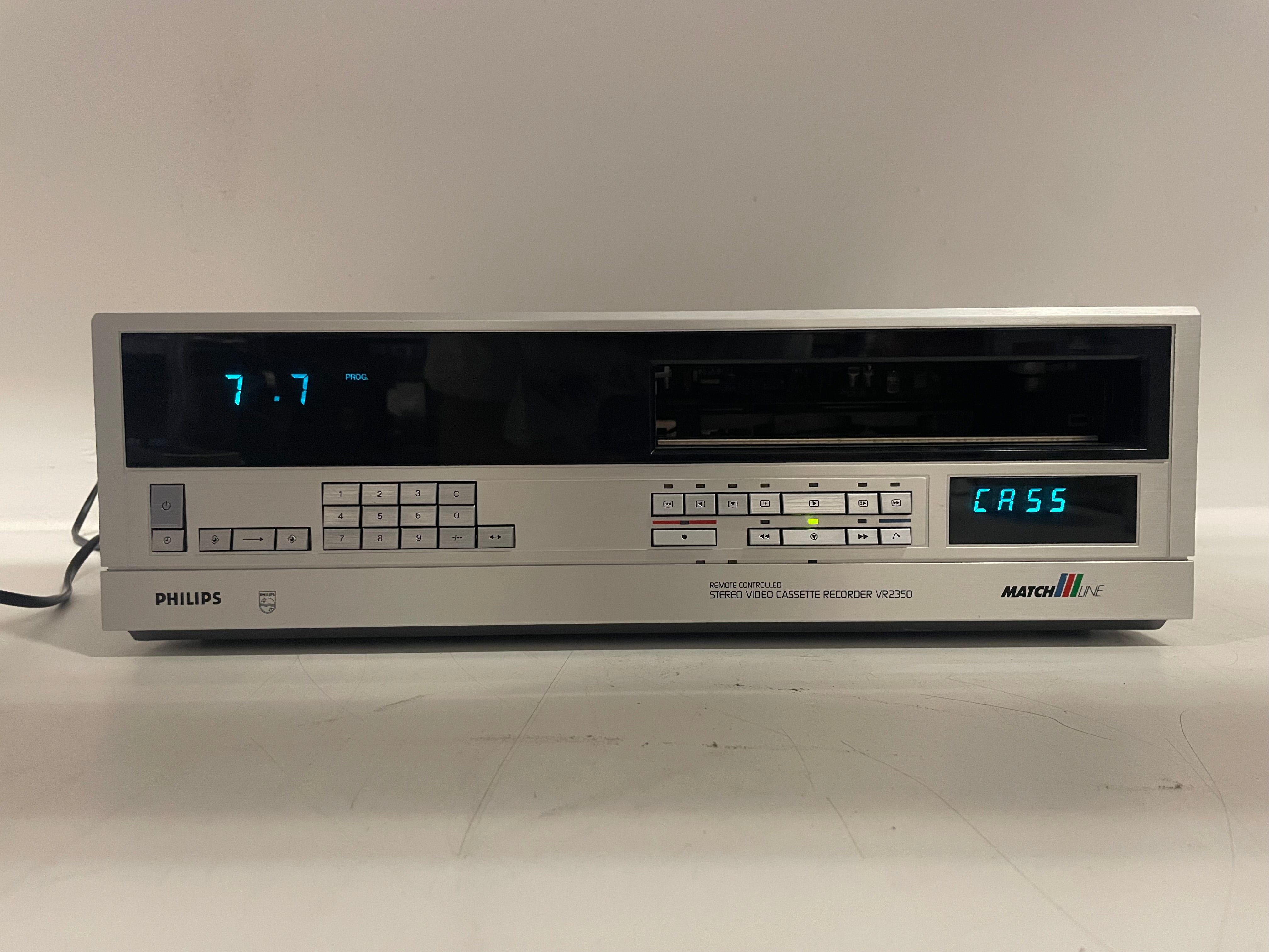 Philips - VR2350/00 - Stereo Video Cassette Recorder - Video2000 - Serviced (Repaired)