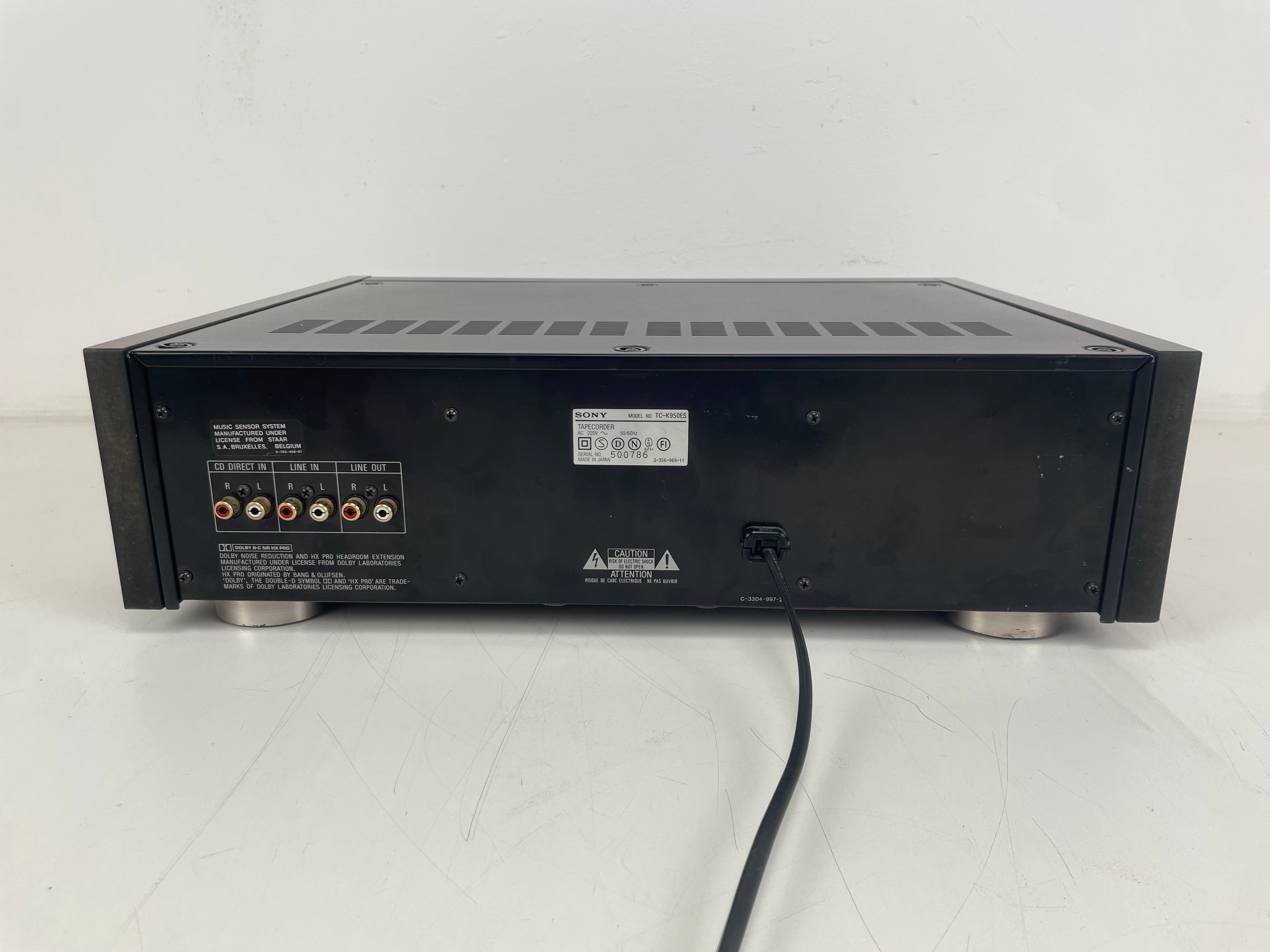 Sony - TC-K950ES - 3-Head - Stereo Cassette Deck - ES-Series - Inc. New Sony Metal Tape - Serviced (Repaired/Recapped))