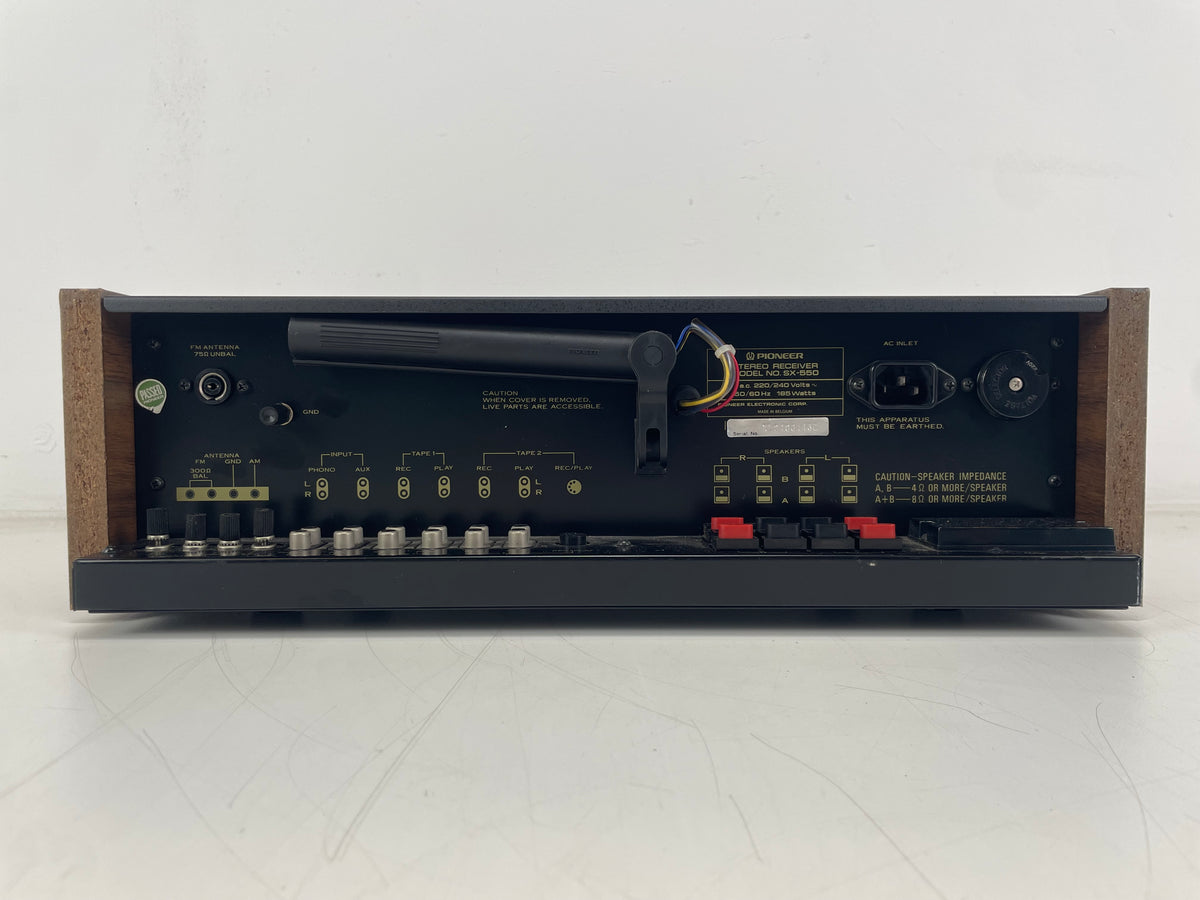 Pioneer - SX-550 - Stereo Receiver - Serviced (Repaired/Rewrapped/Repainted)