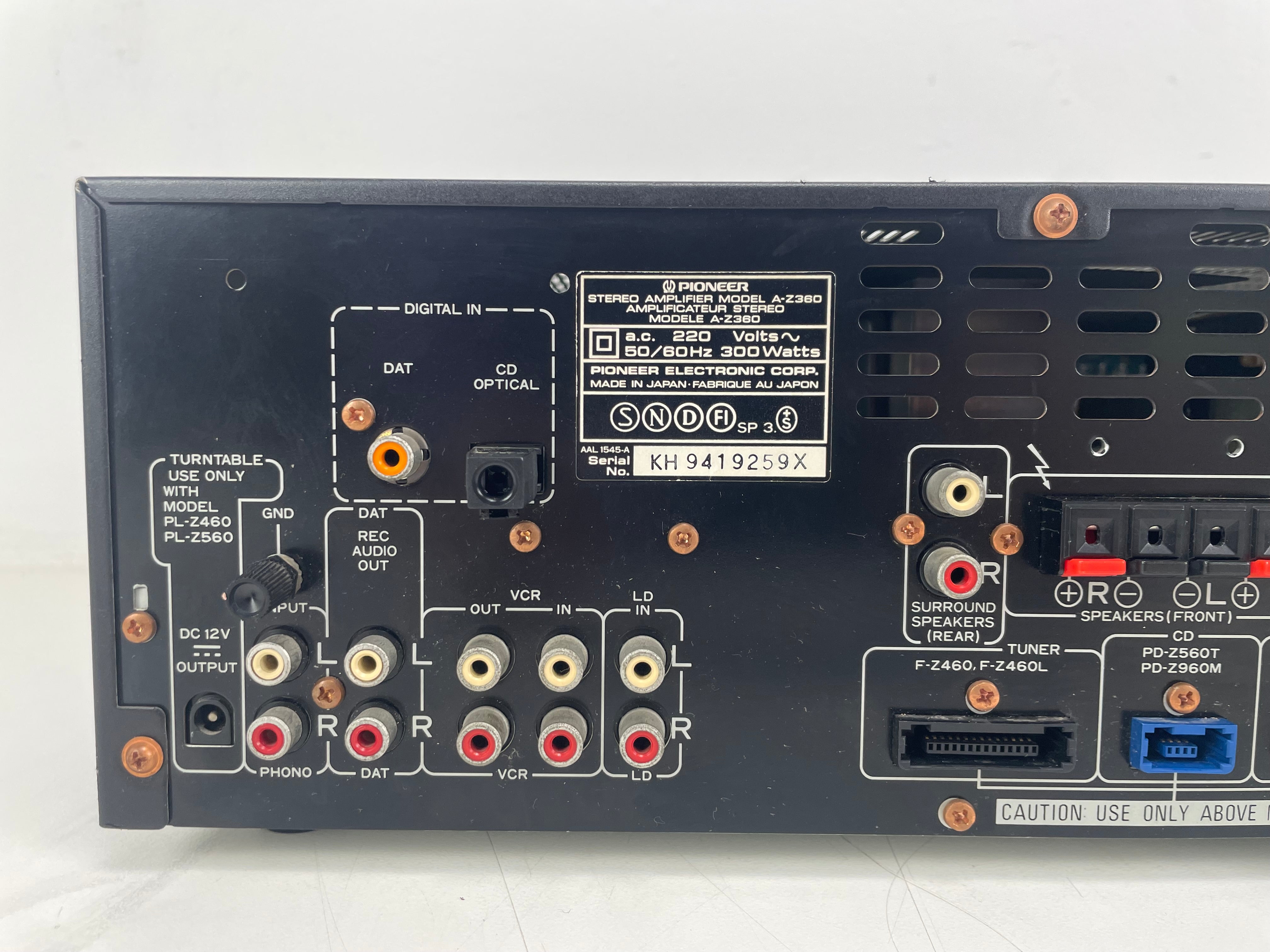 Pioneer A-Z360 Stereo Receiver
