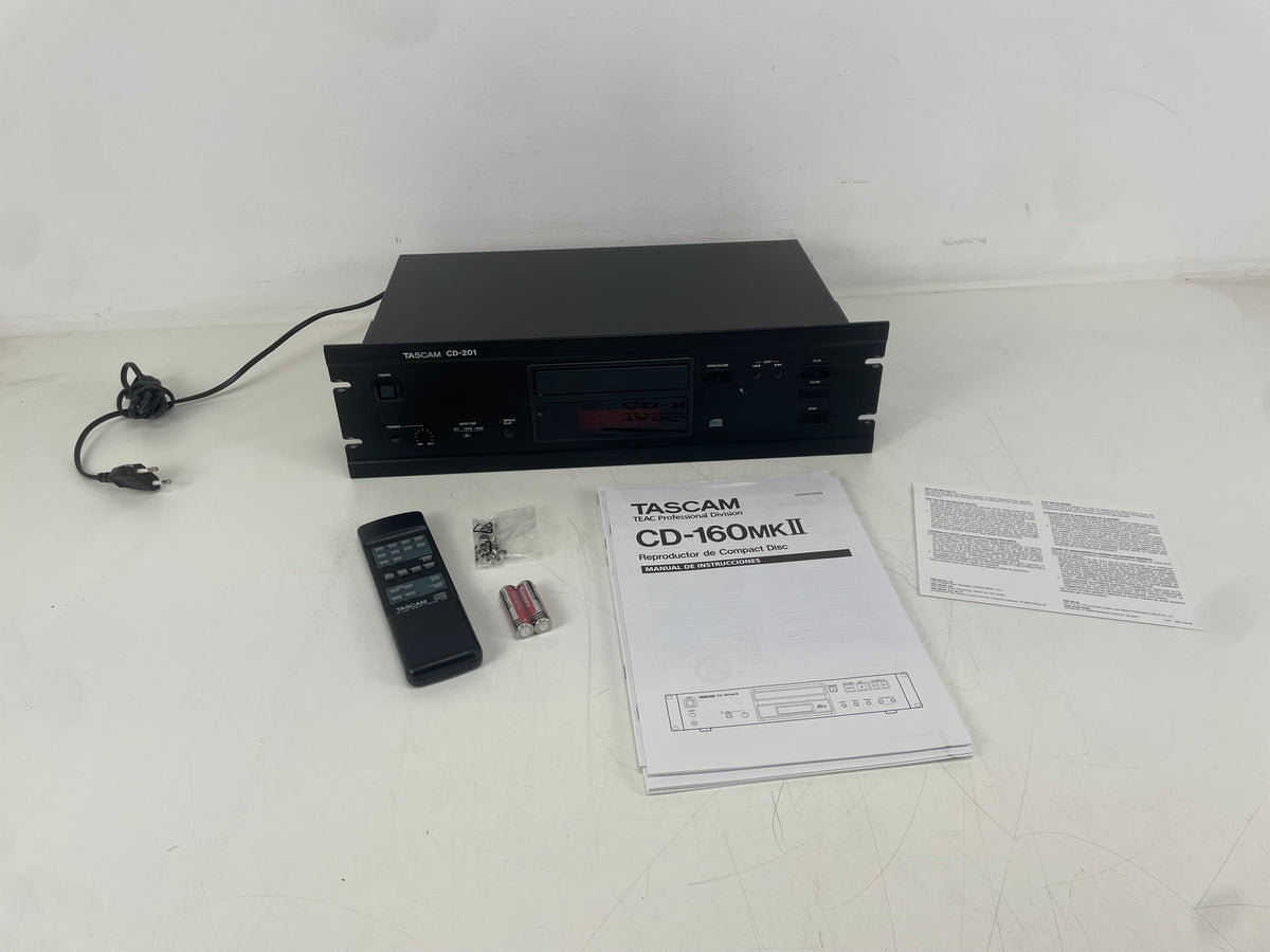 Tascam – CD-201 – Professional CD Player – Serviced (Repaired/Repainted) – Remote Included