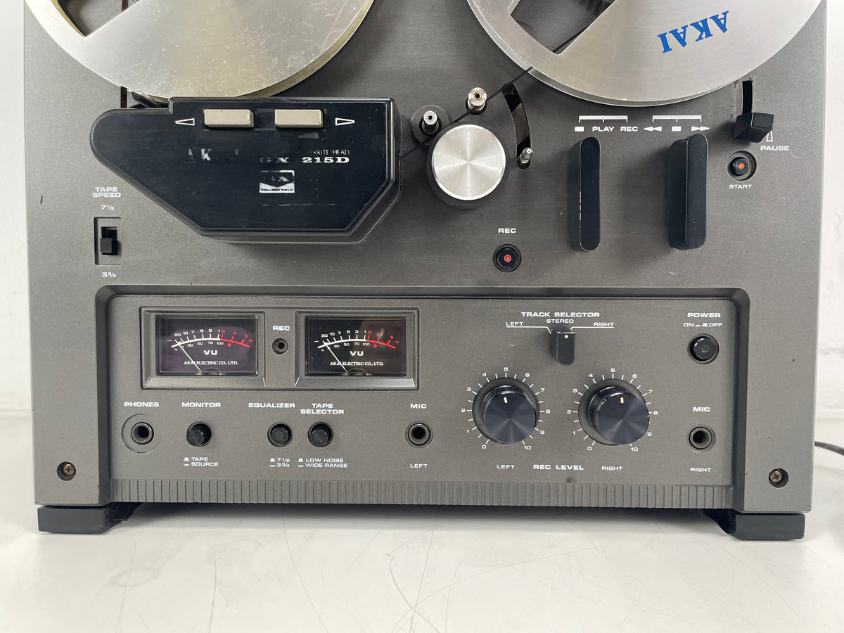 Akai - GX-215D - GX/3-Heads - 18CM Reel-to-Reel Recorder - Serviced (Repaired)