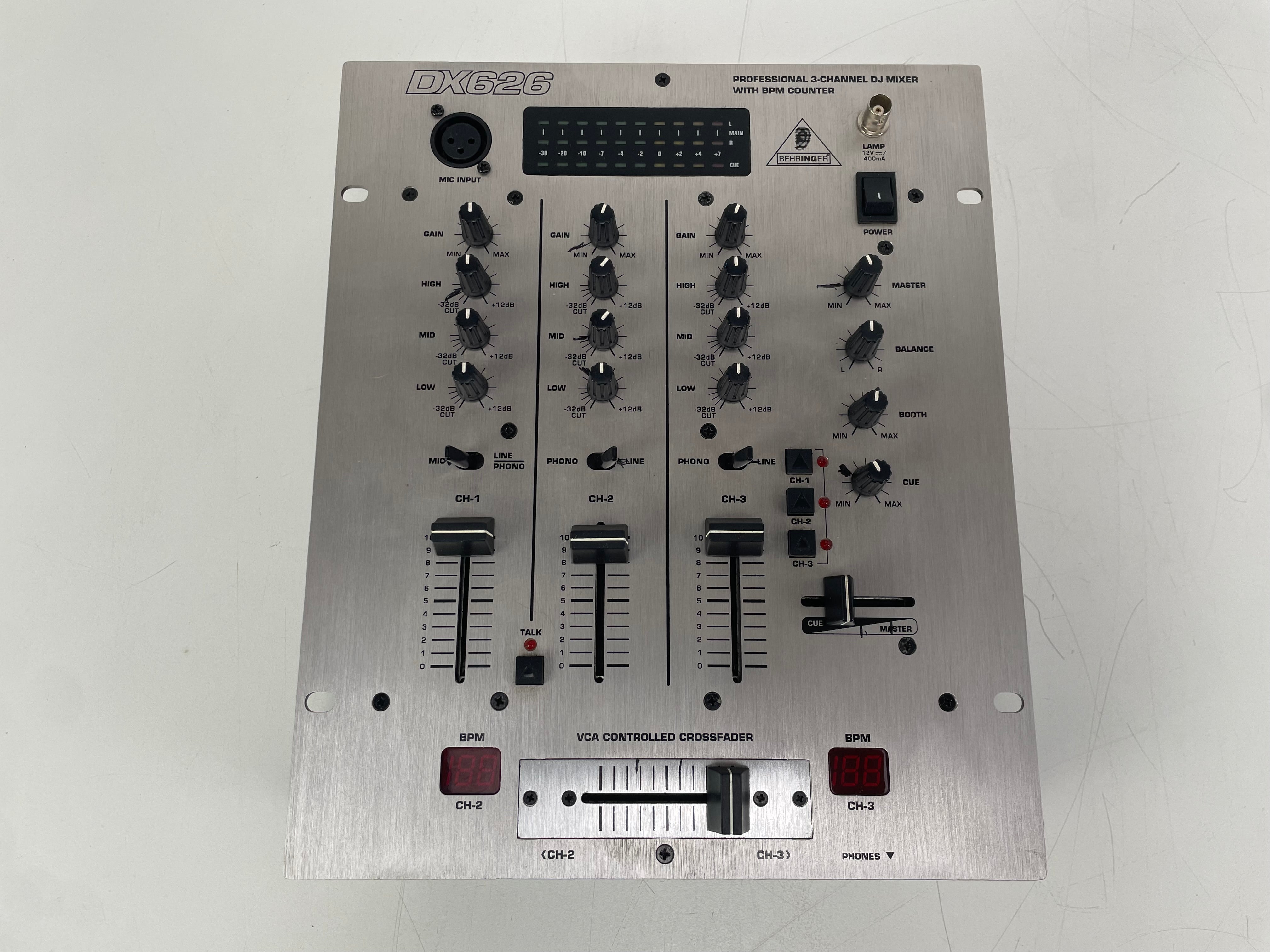 Behringer - DX626 - DJ-Mixer - Serviced (Pot-Meters Cleaned)