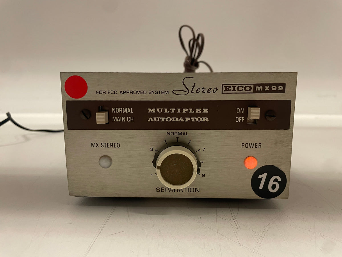 EICO – MX-99 – Vintage Tube FM Stereo Multiplex Adapter – Serviced (Cleaned)