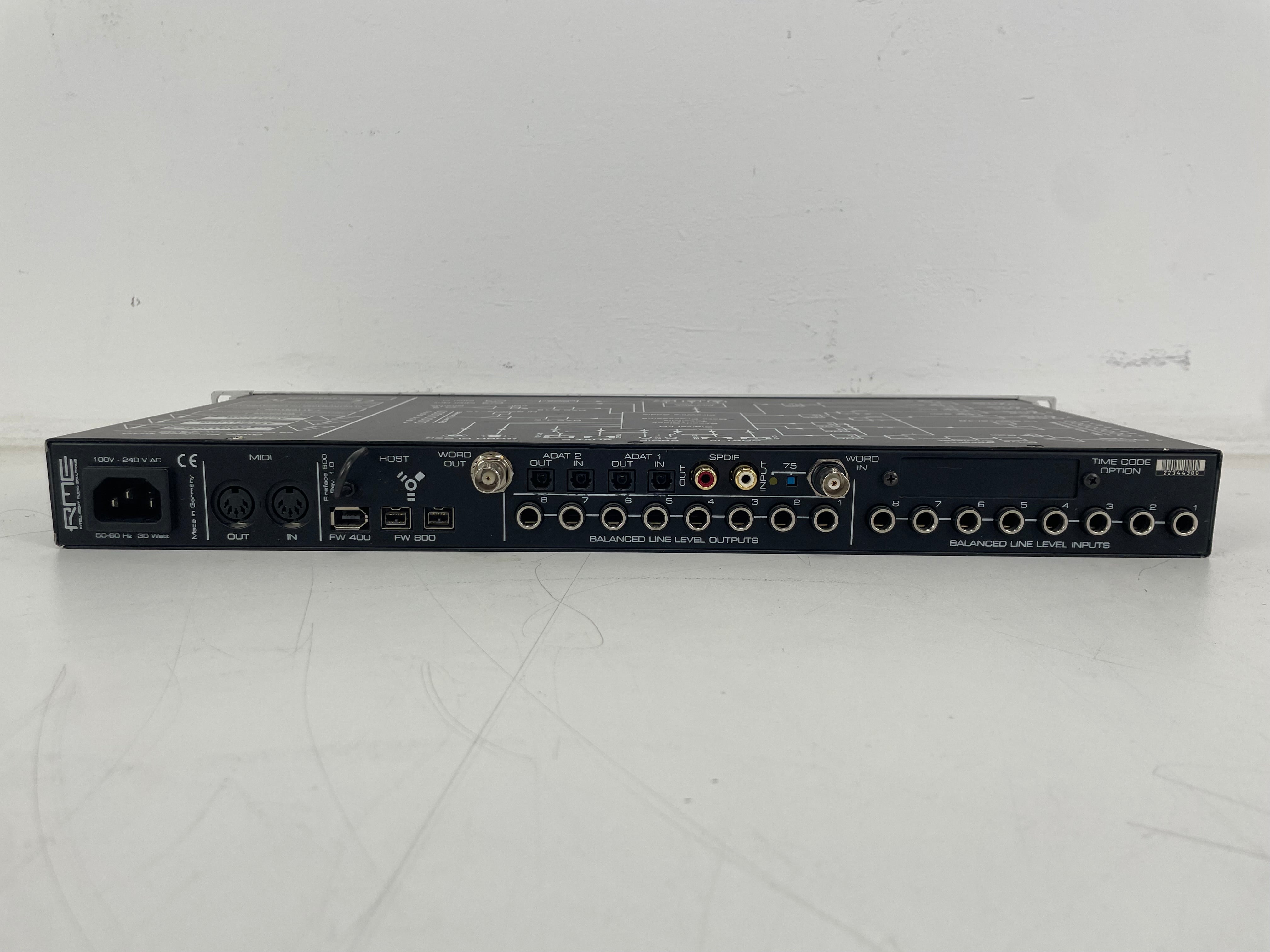 RME - Fireface 800 - Interface