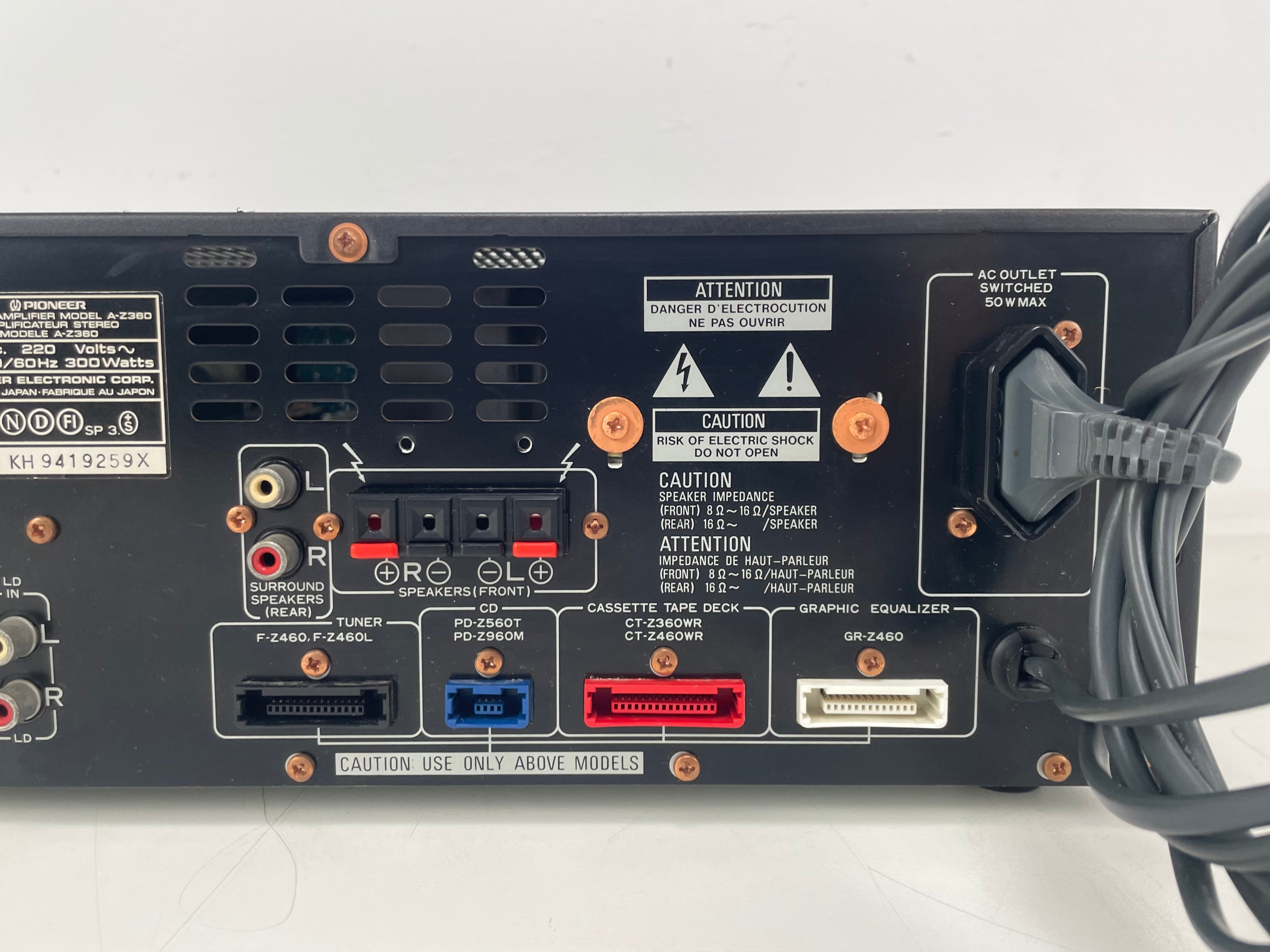 Pioneer A-Z360 Stereo Receiver