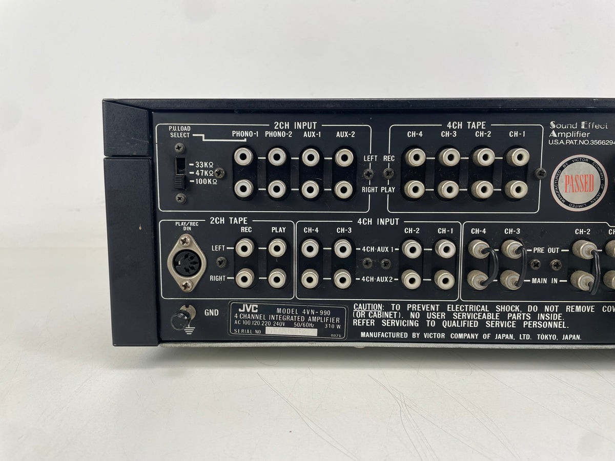 JVC – 4VN-990 – 4-Channel Integrated Amplifier – Serviced (New scale lights)