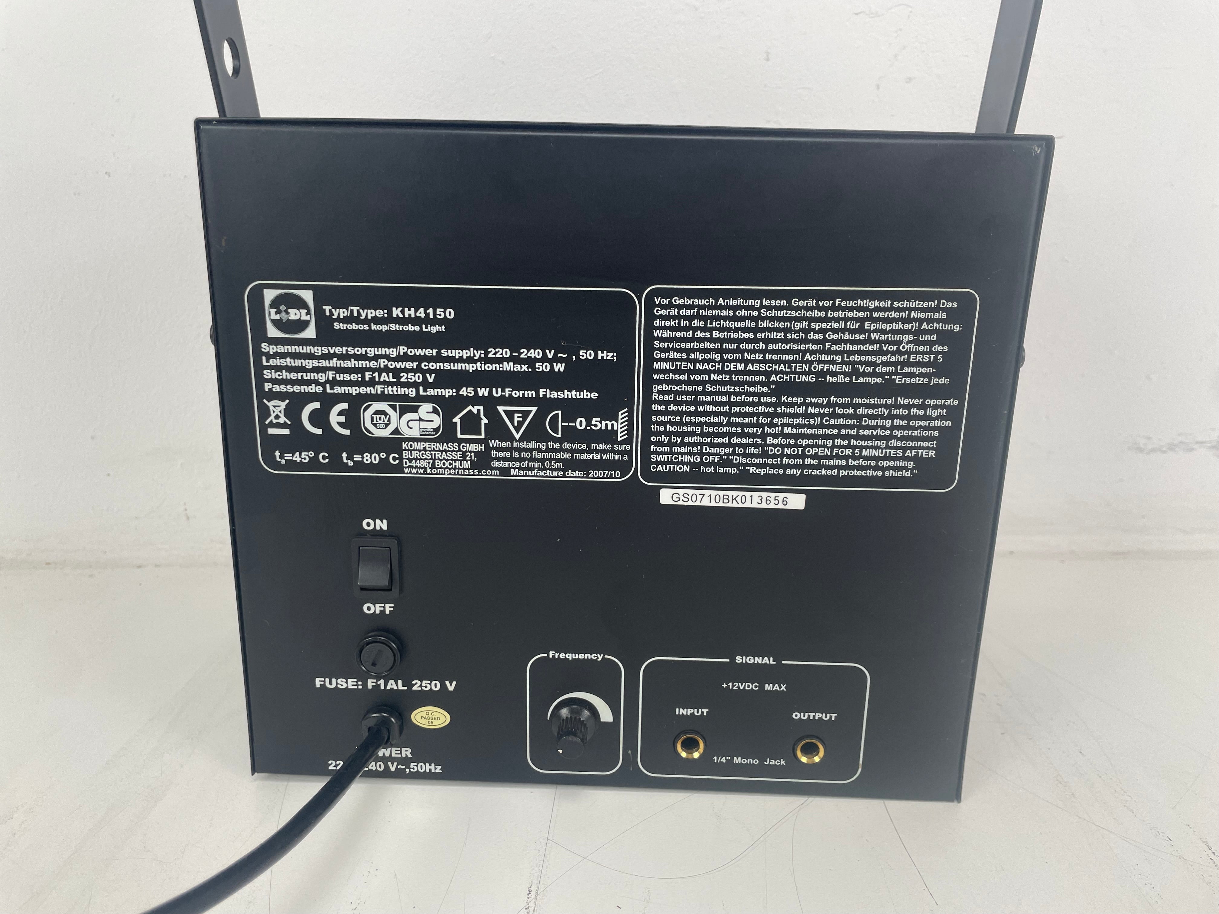 LIDL - KH4150 - Strobe Light