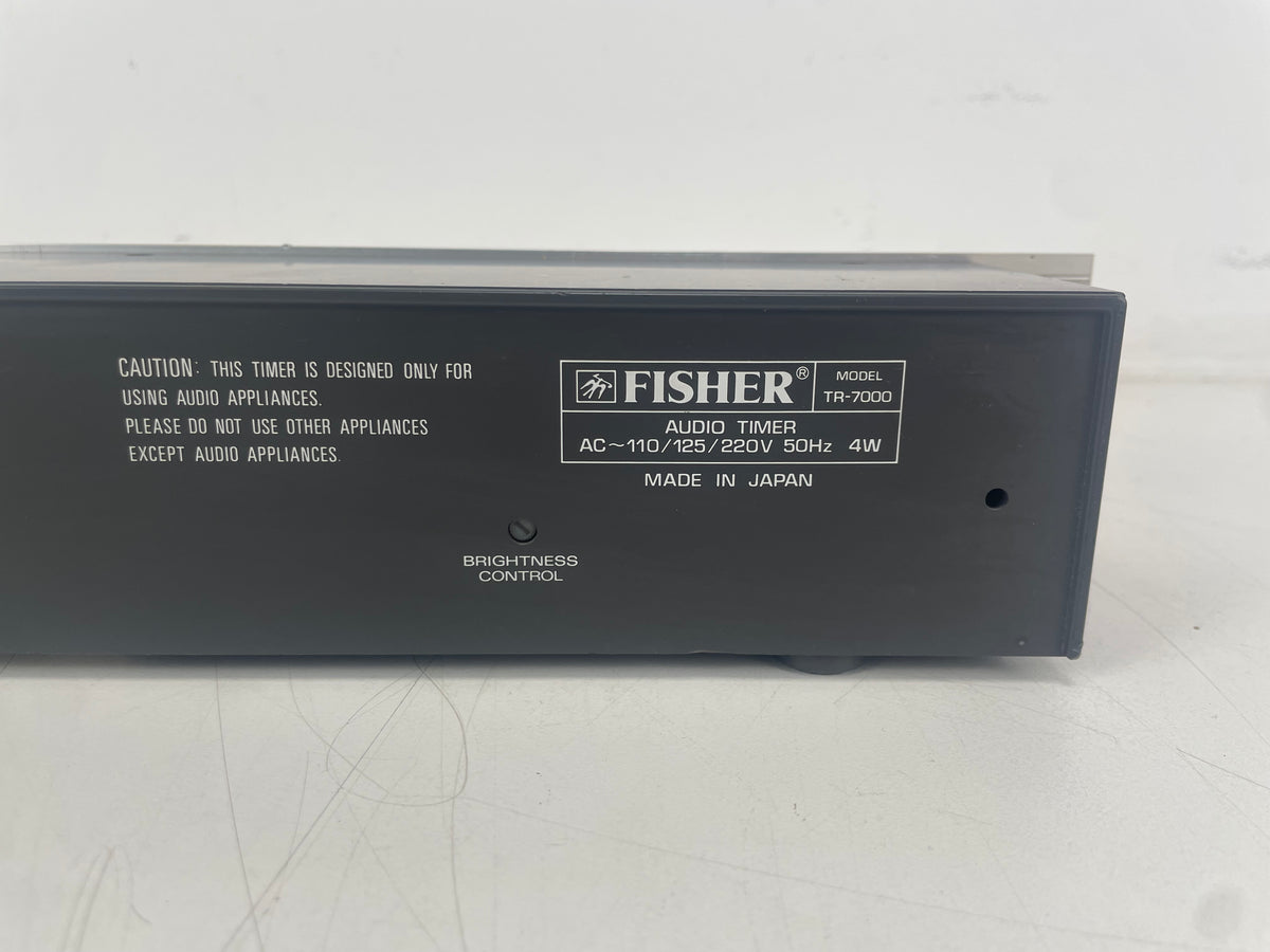Fisher - TR-7000 - Audio Timer