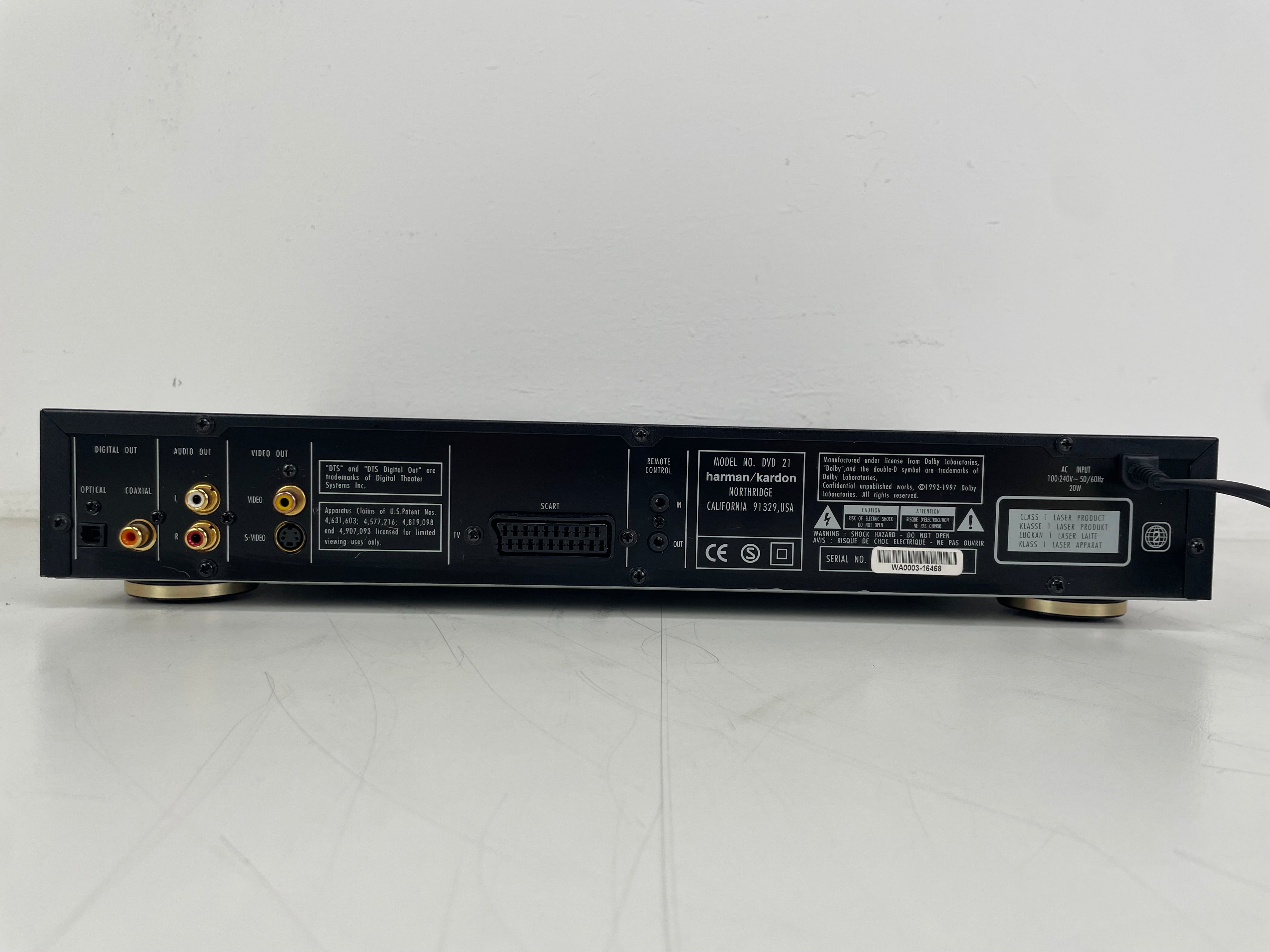 Harman Kardon - DVD 21 - DVD Player