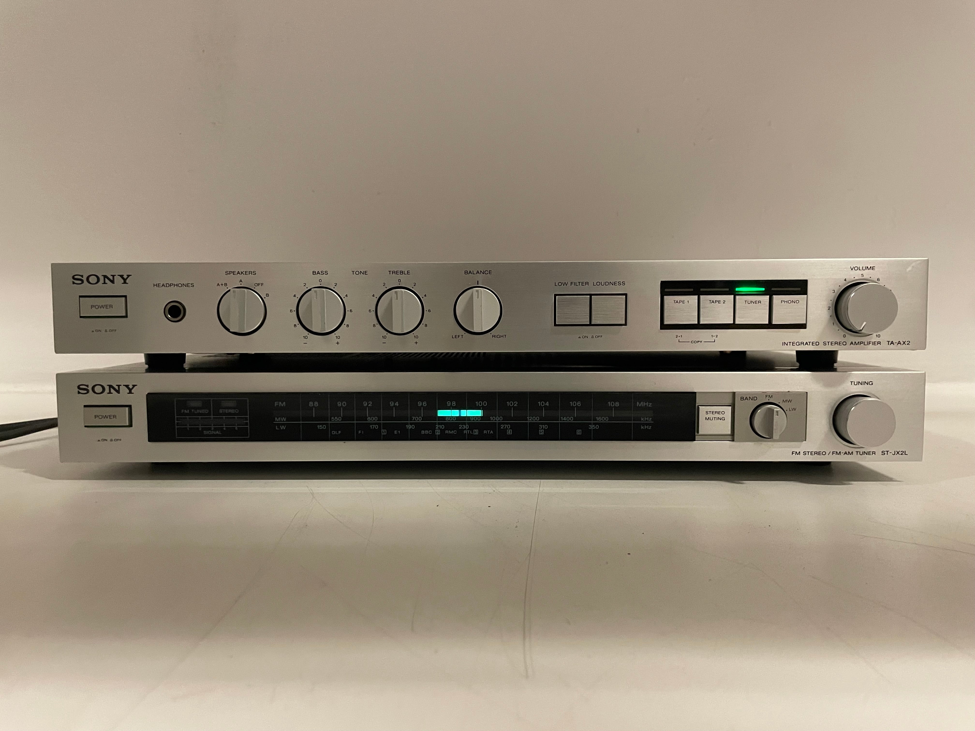 Sony - ST-JX2L/TA-AX2 - Tuner/Amplifer Set - Serviced (Repaired)