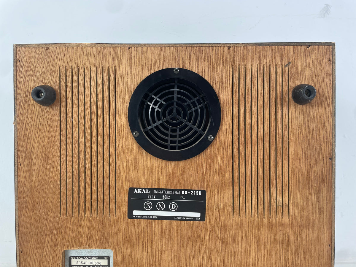 Akai – GX-215D – 3-Head – Reel-to-Reel Tape Recorder – Serviced – New Belt – GX Heads