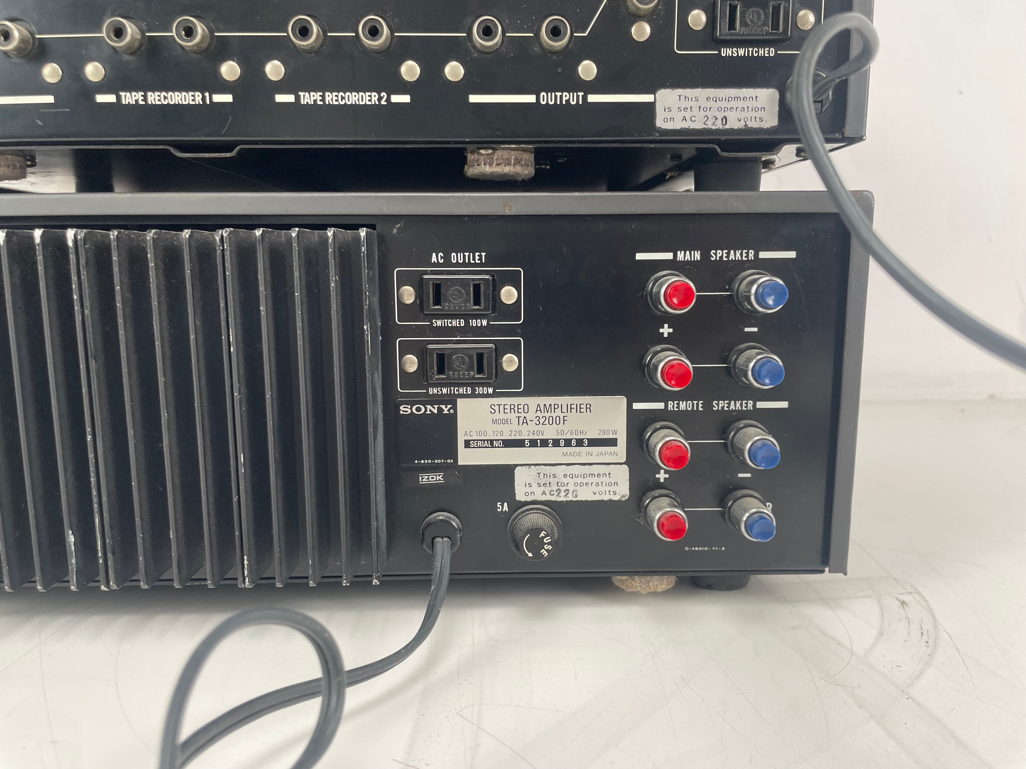 Sony - TA-2300F/TA-2000F - Pre/Power-Amplifier Set - Serviced (Cleaned)
