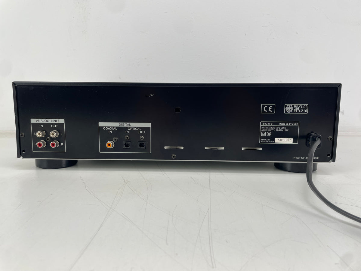 Sony – DTC-790 – DAT Recorder – Serviced (Repaired)