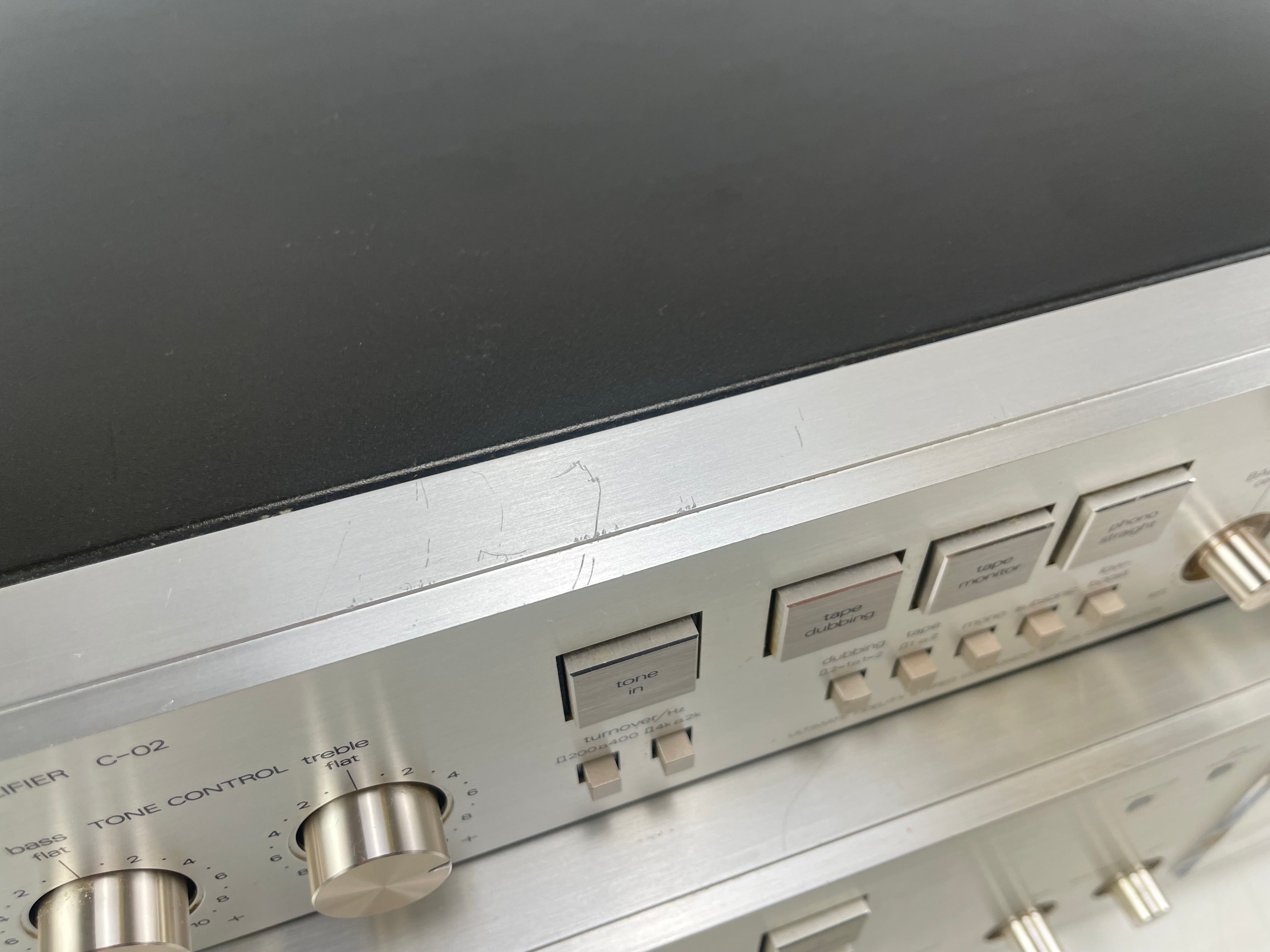 Luxman - C-02/M-02 - Power/Pre-Amplifier Set - Serviced (Repaired)