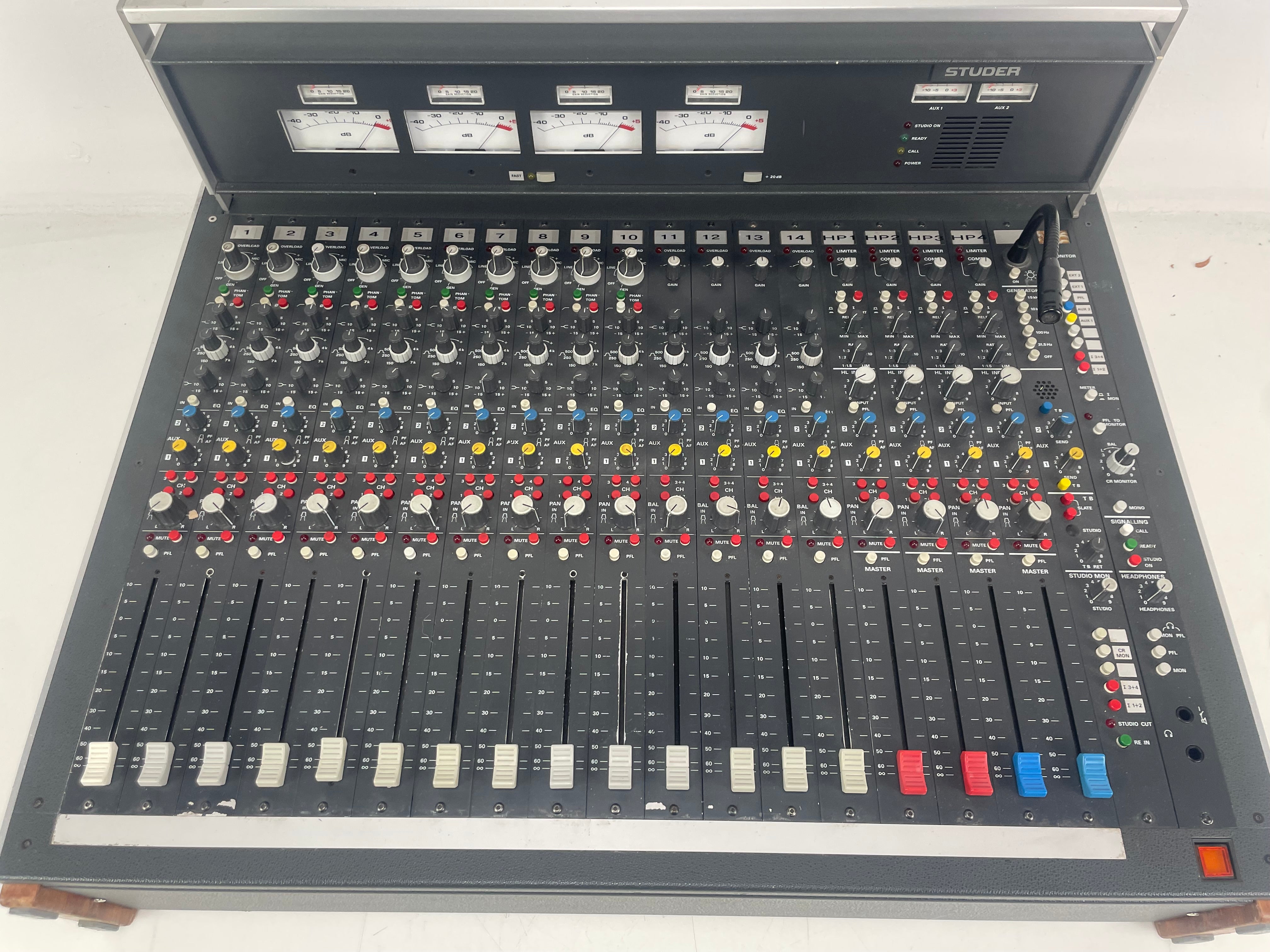 Studer - 962 - Studio Mixer - Inc. Breakout box - D-SUB25  Cable - Rare