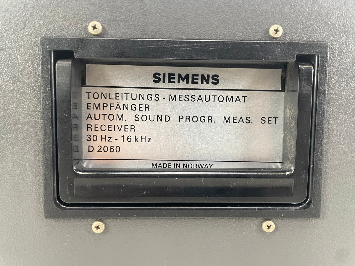 Siemens – D2060 – Automatic Sound Measurement Receiver – Powers On / Untested (As Is)