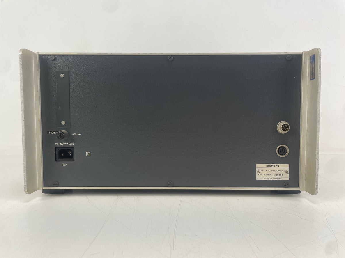 Siemens – W2060 – Automatic Sound Programme Measuring Set / Transmitter – Powers On – Untested