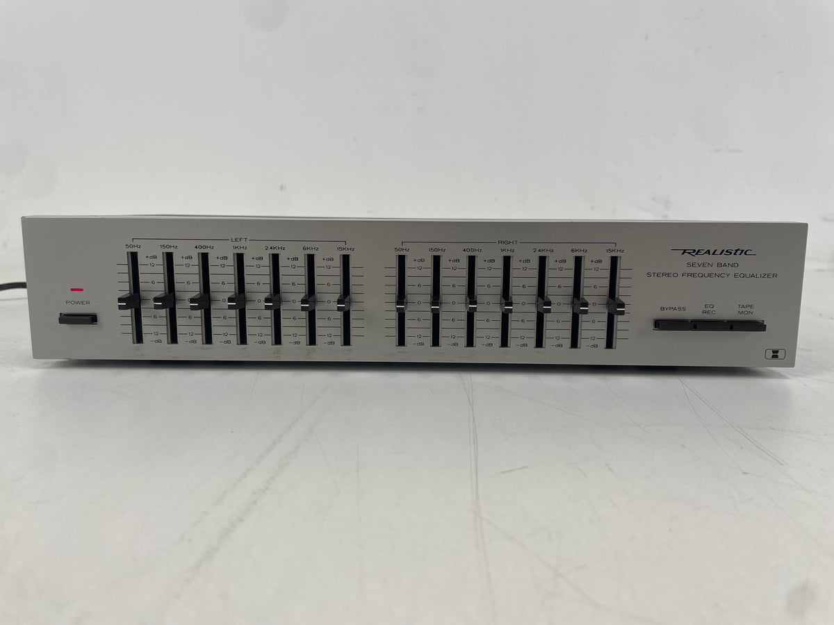 Realistic – 31-1989 – Seven Band Stereo Graphic Equalizer