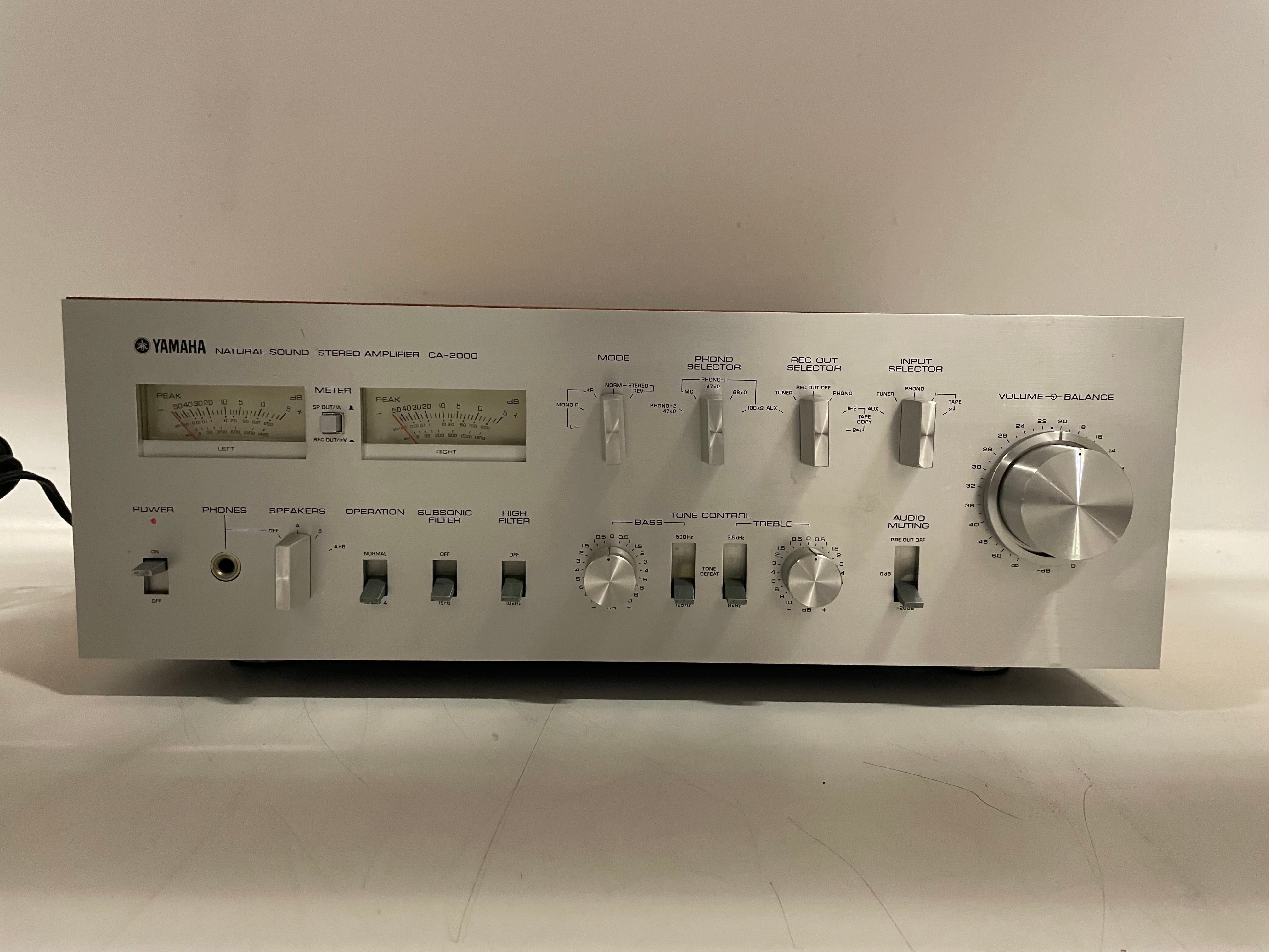 Yamaha - CA2000 - Integrated Stereo Amplifier - 100V - Serviced (Recapped/Repaired)