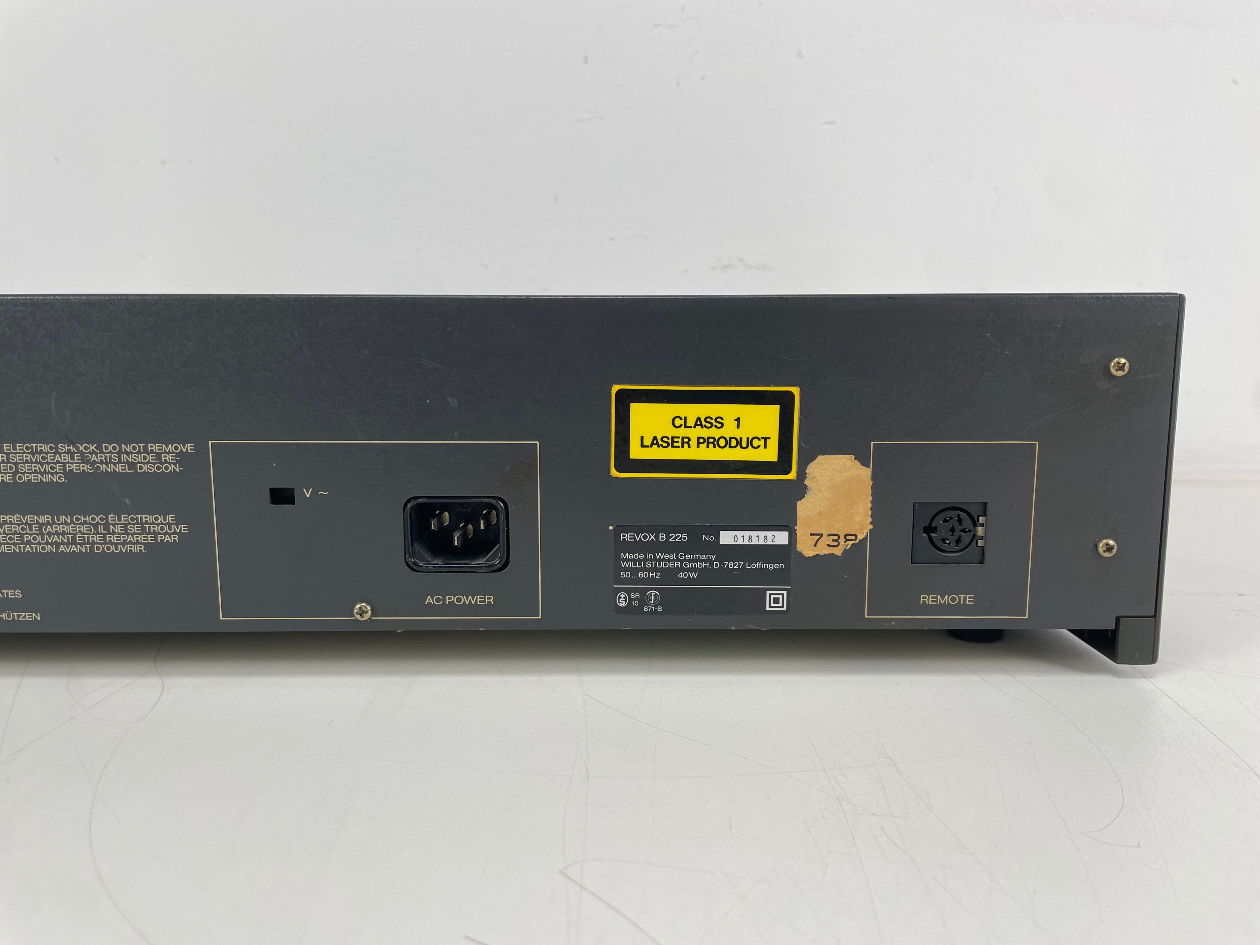 Revox - B225 - CD-Player - Serviced (Repaired)