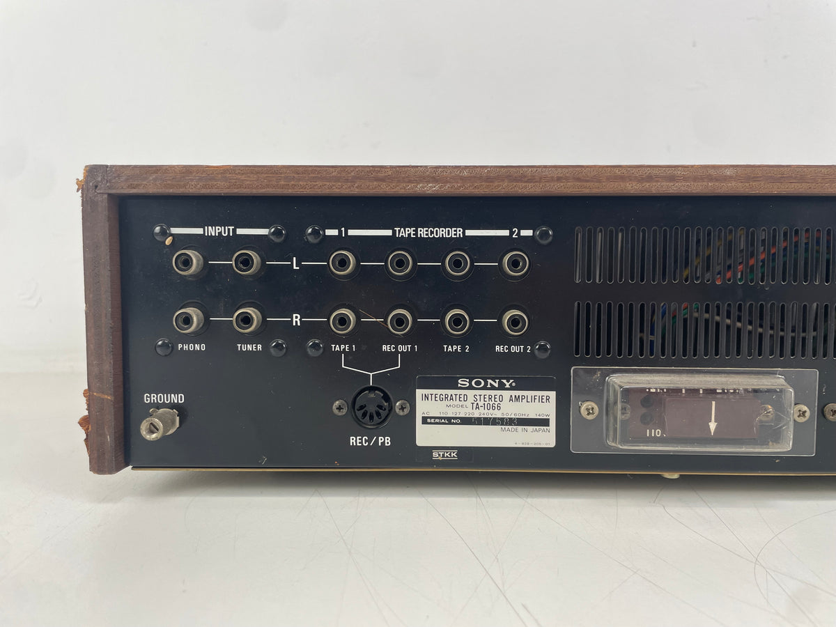 Sony – TA-1066 – Stereo Integrated Amplifier – Serviced (Pots Cleaned)