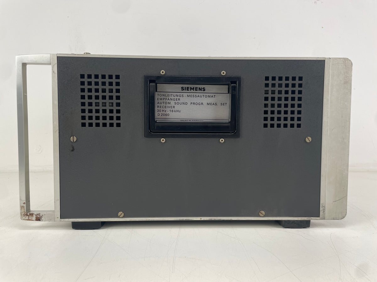 Siemens – D2060 – Automatic Sound Measurement Receiver – Powers On / Untested (As Is)