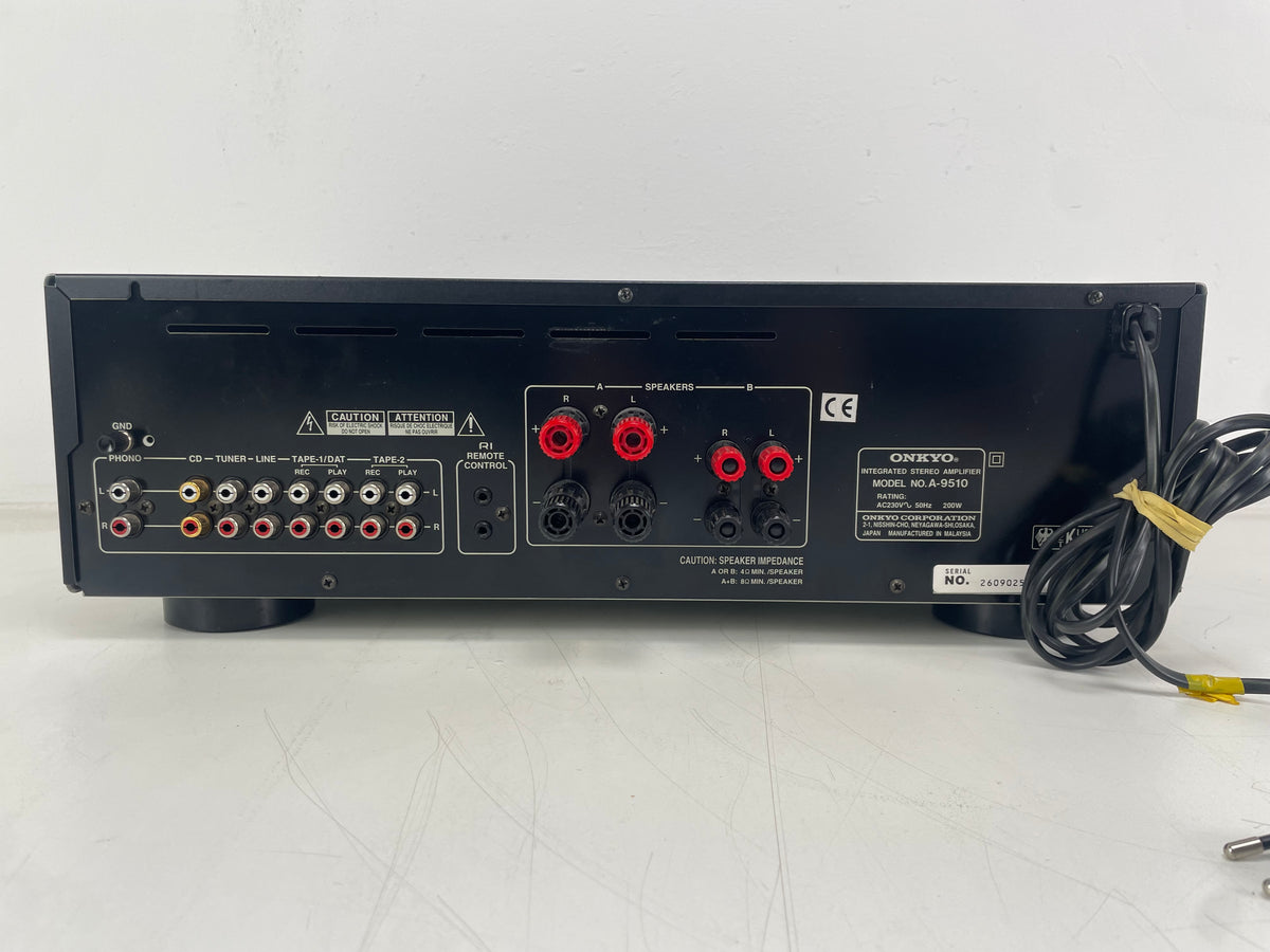 Onkyo – A-9510 R1 – Integrated Stereo Amplifier – 60W/Channel – MM/MC Phono - Serviced (Cleaned)