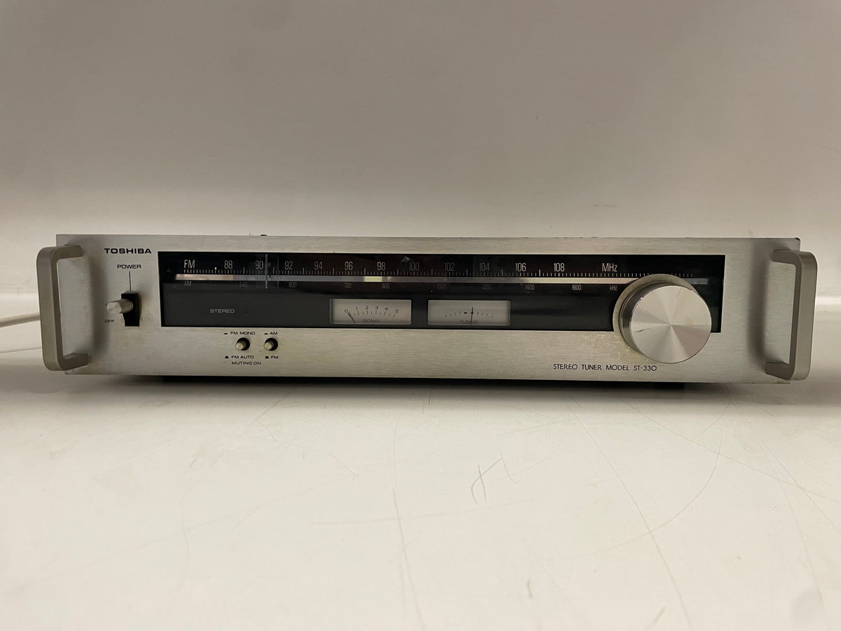 Toshiba – ST-330 – Vintage AM/FM Stereo Tuner – Dial Lamps Defective
