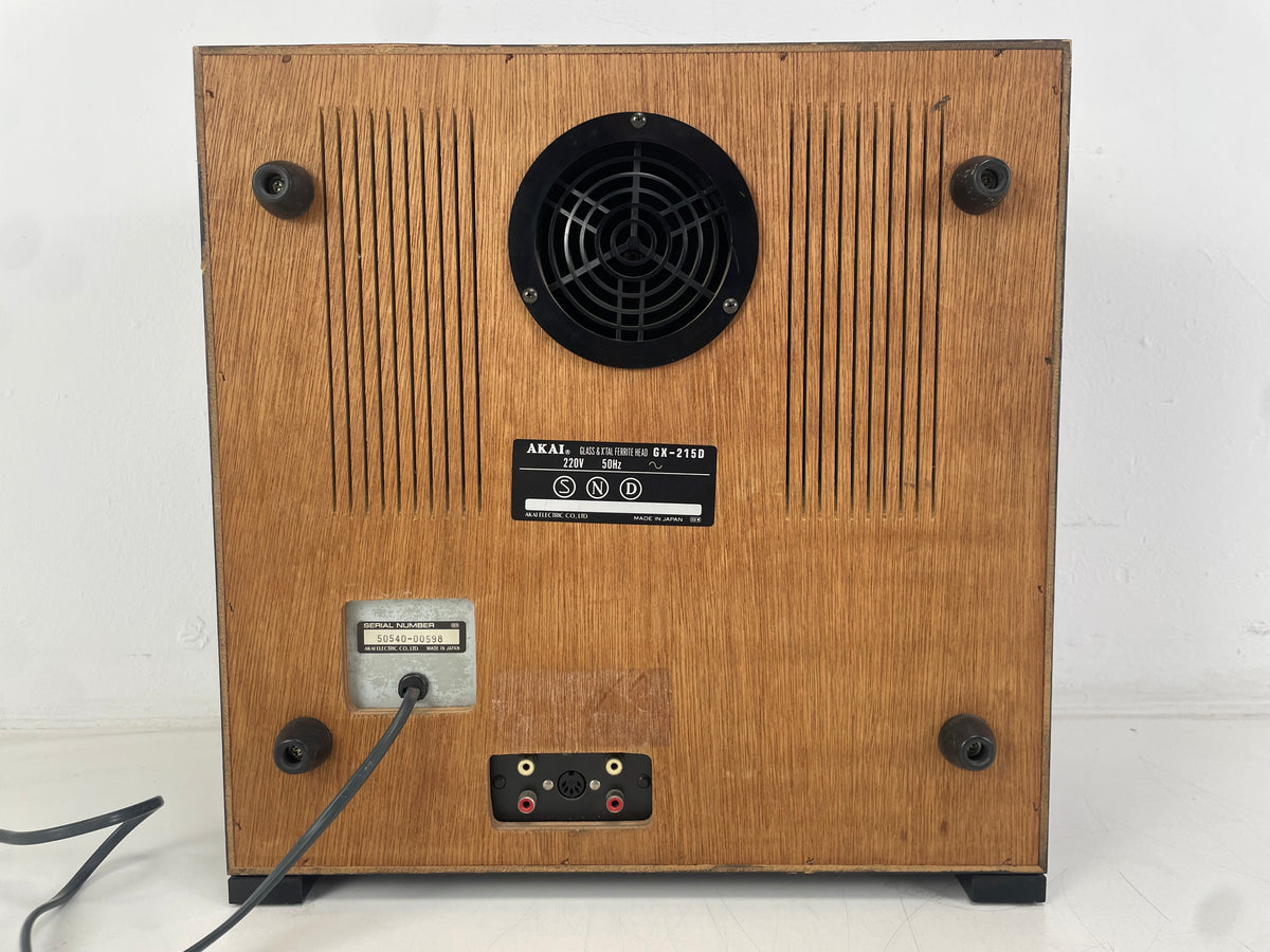 Akai – GX-215D – 3-Head – Reel-to-Reel Tape Recorder – Serviced – New Belt – GX Heads