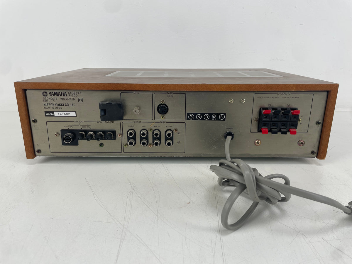 Yamaha – R-300 – Natural Sound Stereo Receiver – Serviced (Pots Cleaned)