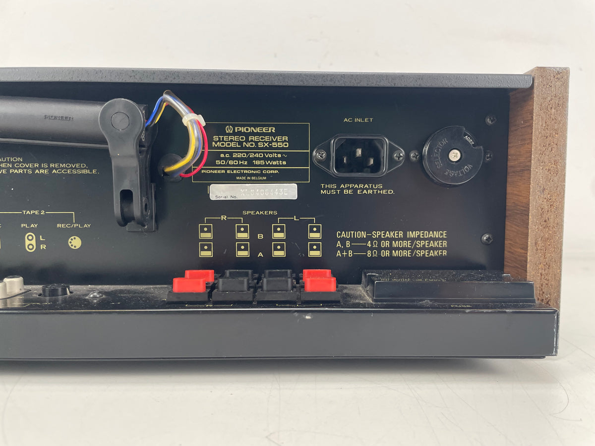 Pioneer - SX-550 - Stereo Receiver - Serviced (Repaired/Rewrapped/Repainted)