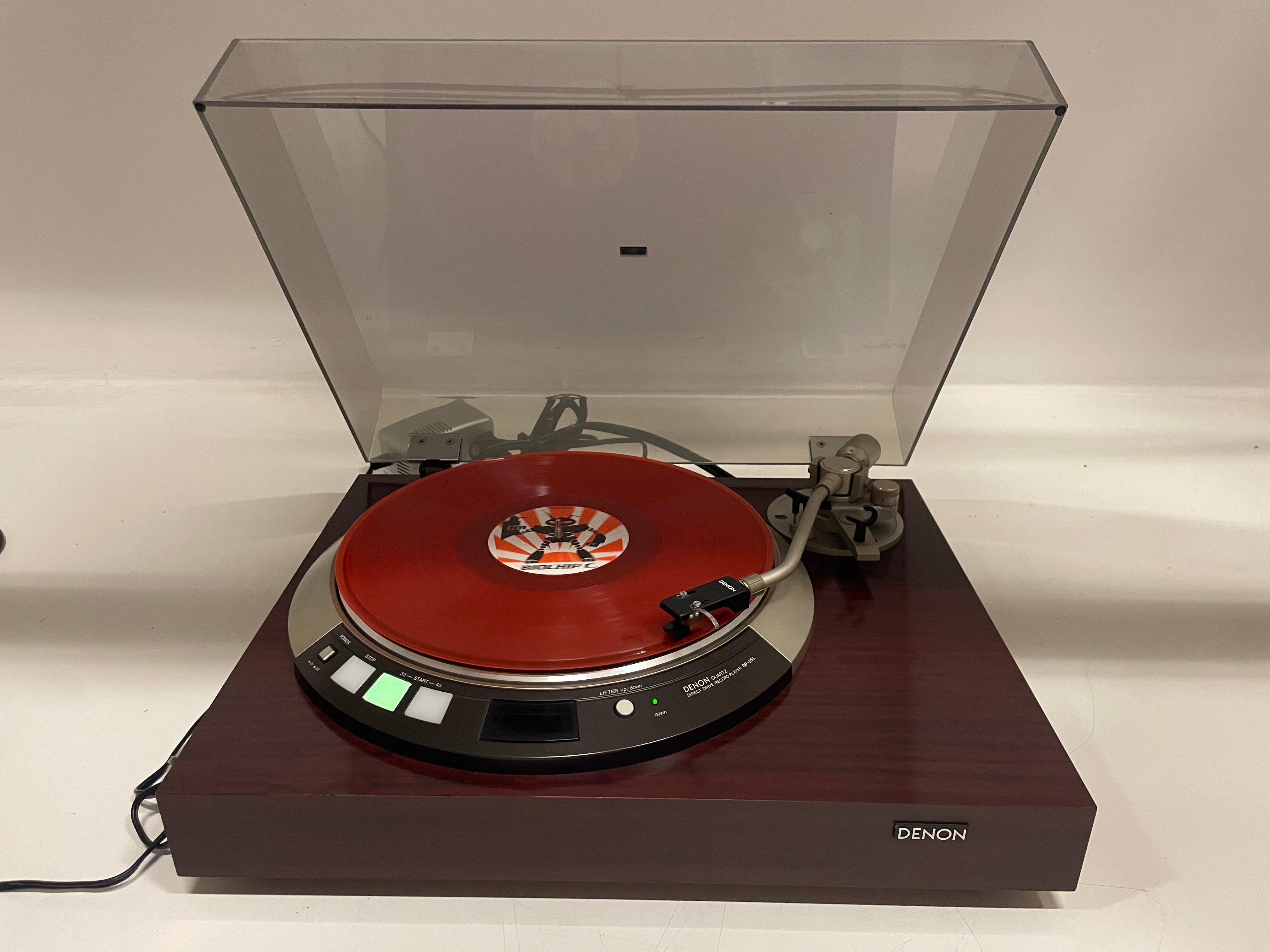 Denon - DP-55L - Quartz Direct Drive Turntable – ⚠ 110V ⚠ – Pickering UV-15 - Serviced (Repaired)