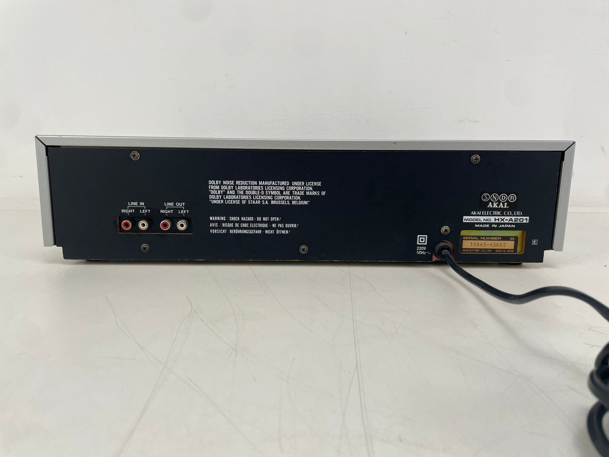 Akai – HX-A201 – Stereo Cassette Deck – Dolby B/C