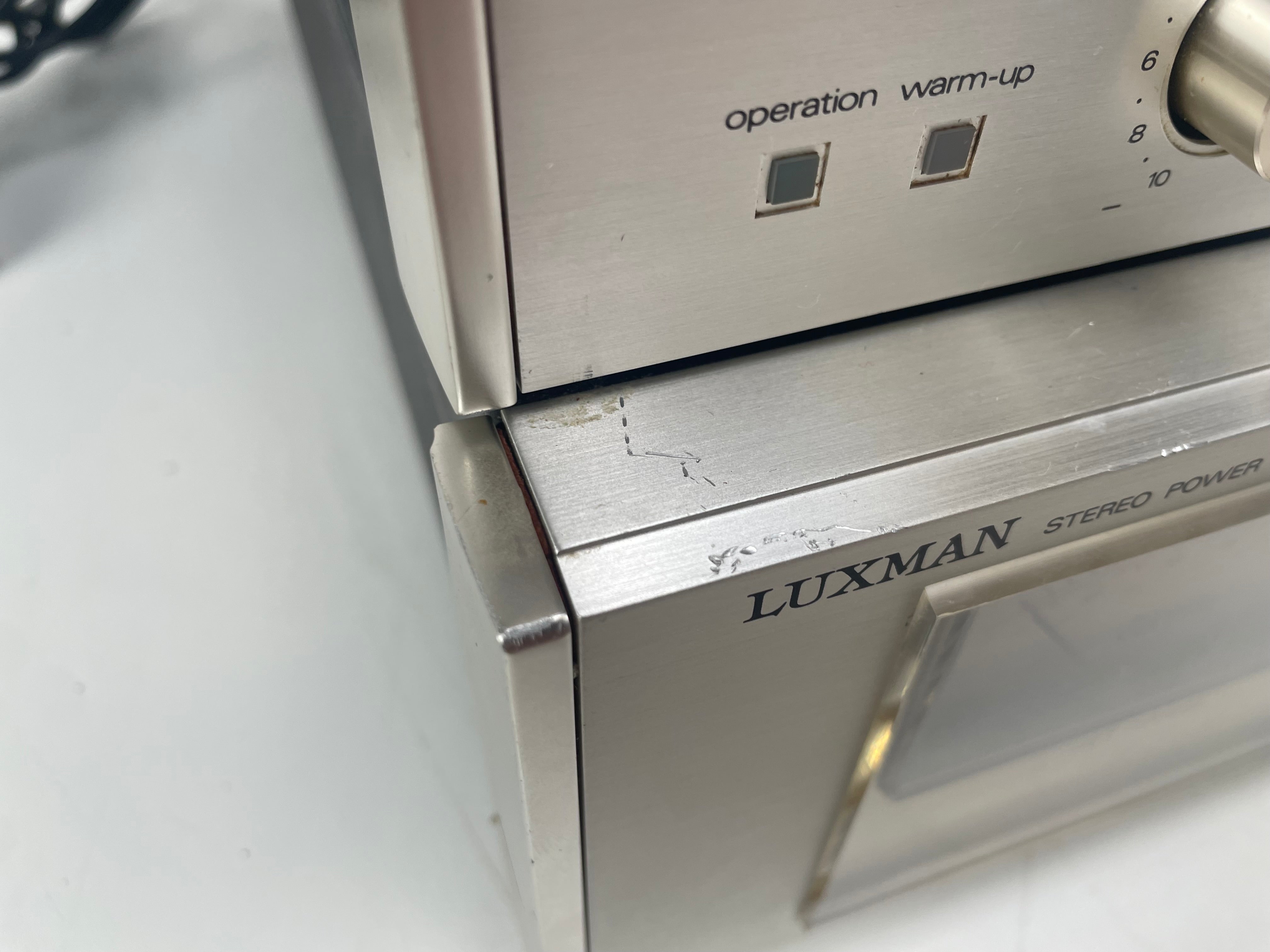 Luxman - C-02/M-02 - Power/Pre-Amplifier Set - Serviced (Repaired)