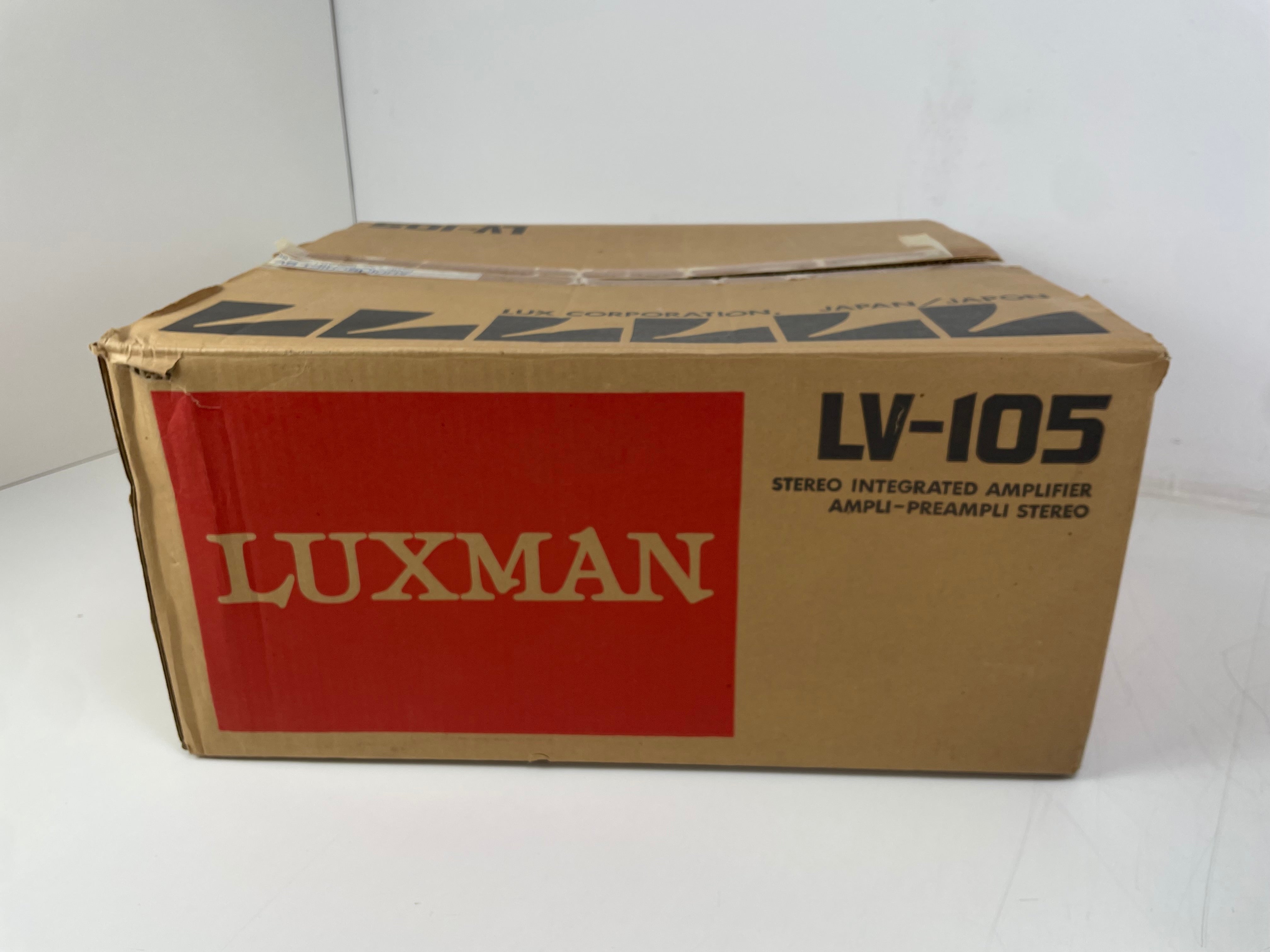 Luxman - LV-105 - Stereo Integrated Amplifier - Inc. Original Box/Manual - Mint - Serviced (Repaired)