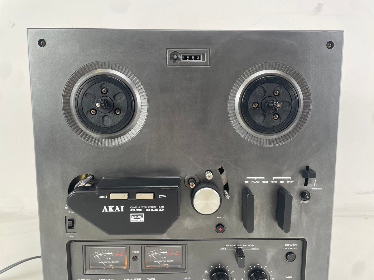 Akai – GX-215D – 3-Head – Reel-to-Reel Tape Recorder – Serviced – New Belt – GX Heads
