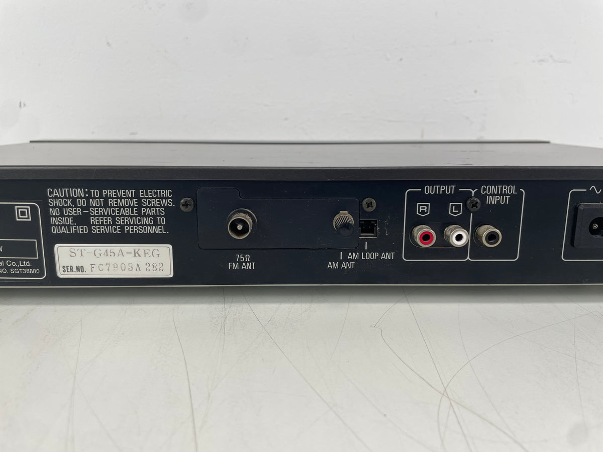 Technics – ST-G45A – Clas AA – Quartz Synthesizer AM/FM Stereo Tuner