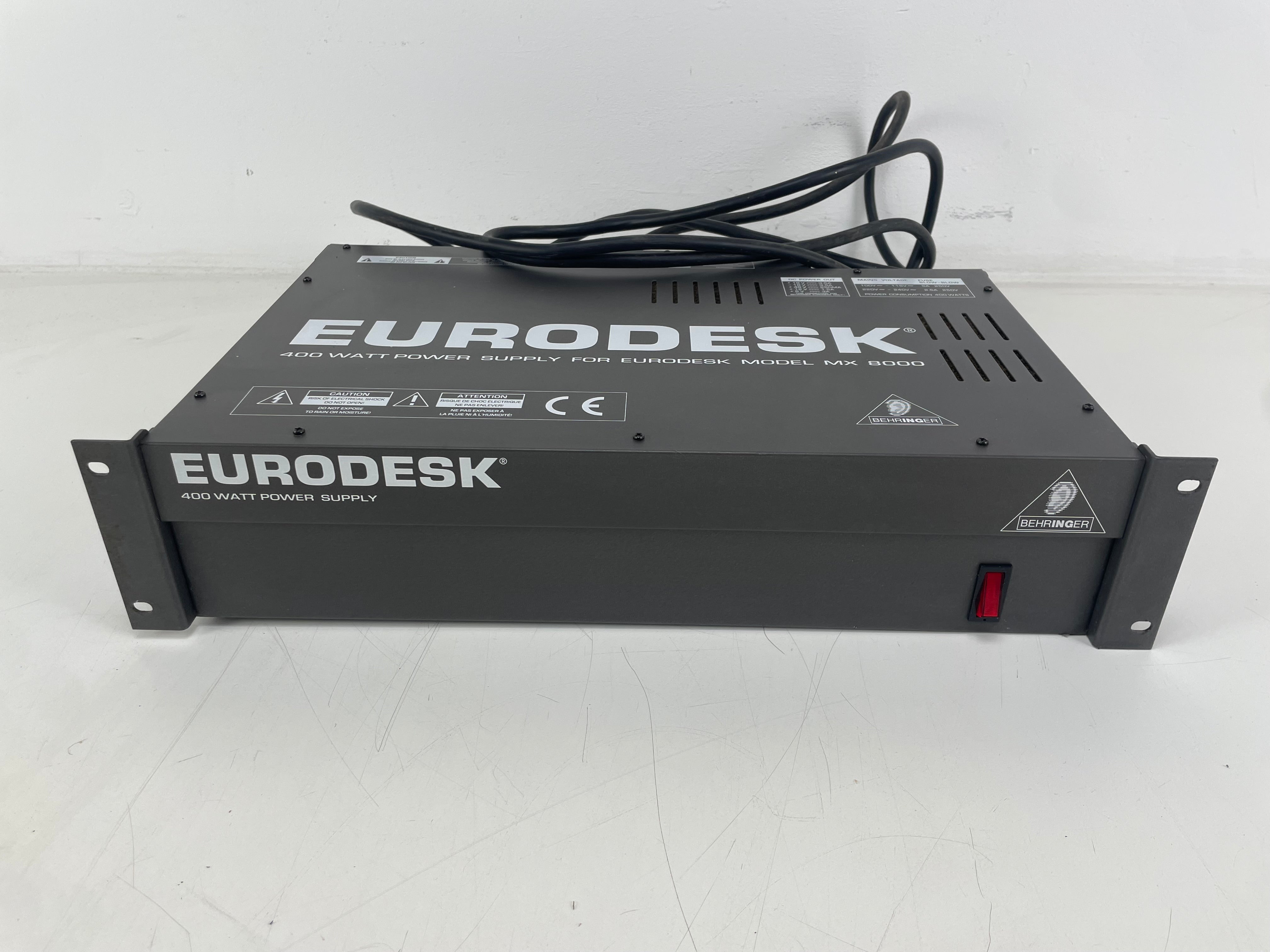 Behringer - MX8000 - Eurodesk -  48/24 Channel Mixer - Inc. PSU/Original Boxes - Needs Service