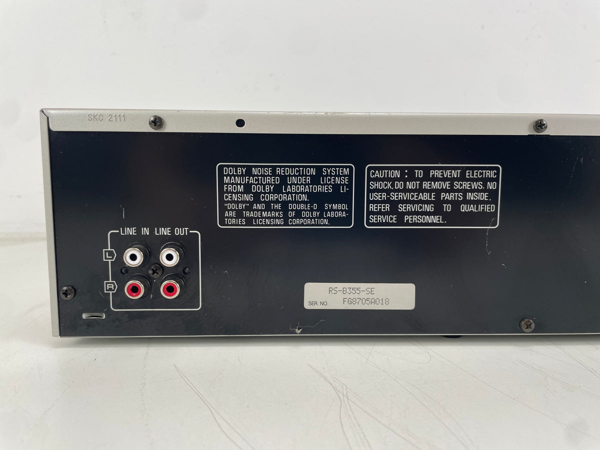 Technics – RS-B355 – Stereo Cassette Deck – 2-Head – Dolby B/C – 2 Motor